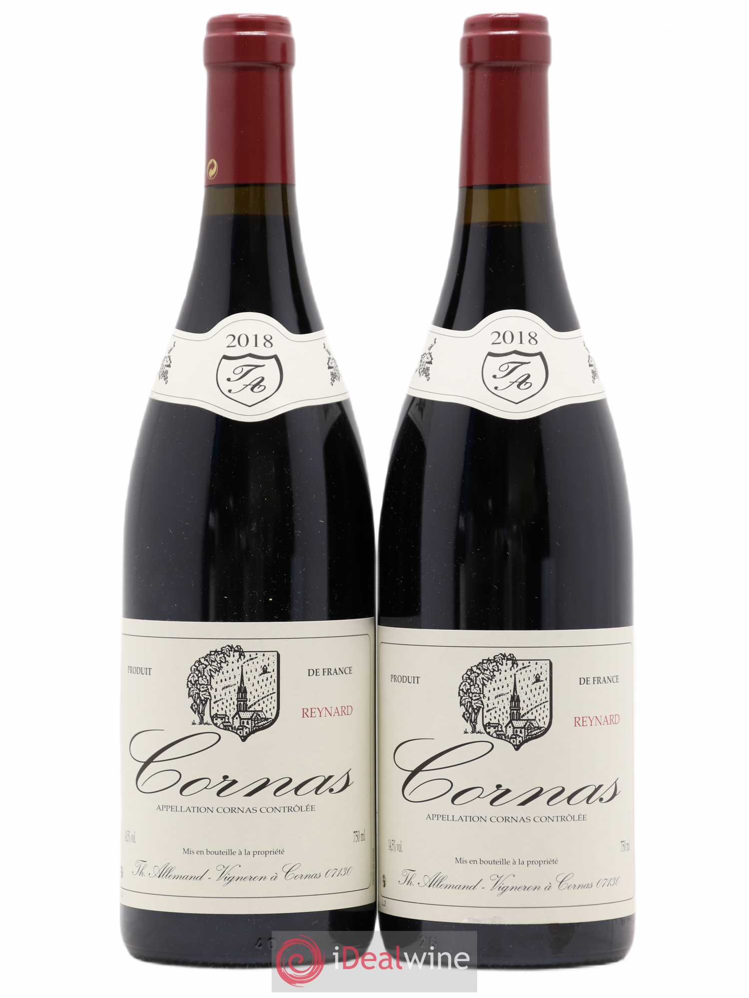 Cornas Reynard Thierry Allemand 2018 - Lot de 2 bouteilles - 0