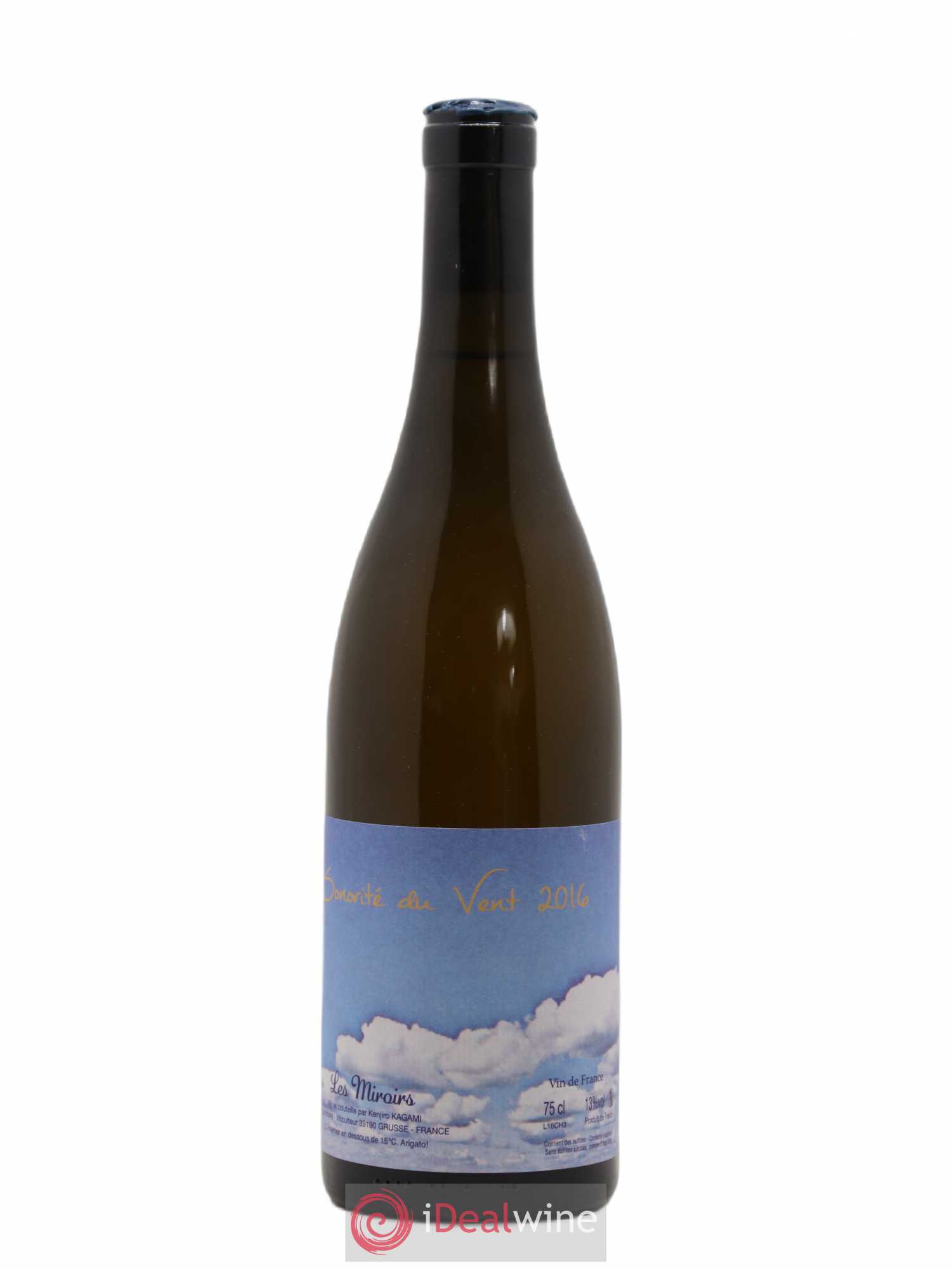 Vin de France Sonorité du vent Les saugettes Kenjiro Kagami - Domaine des Miroirs 2016 - Lot de 1 bouteille - 0