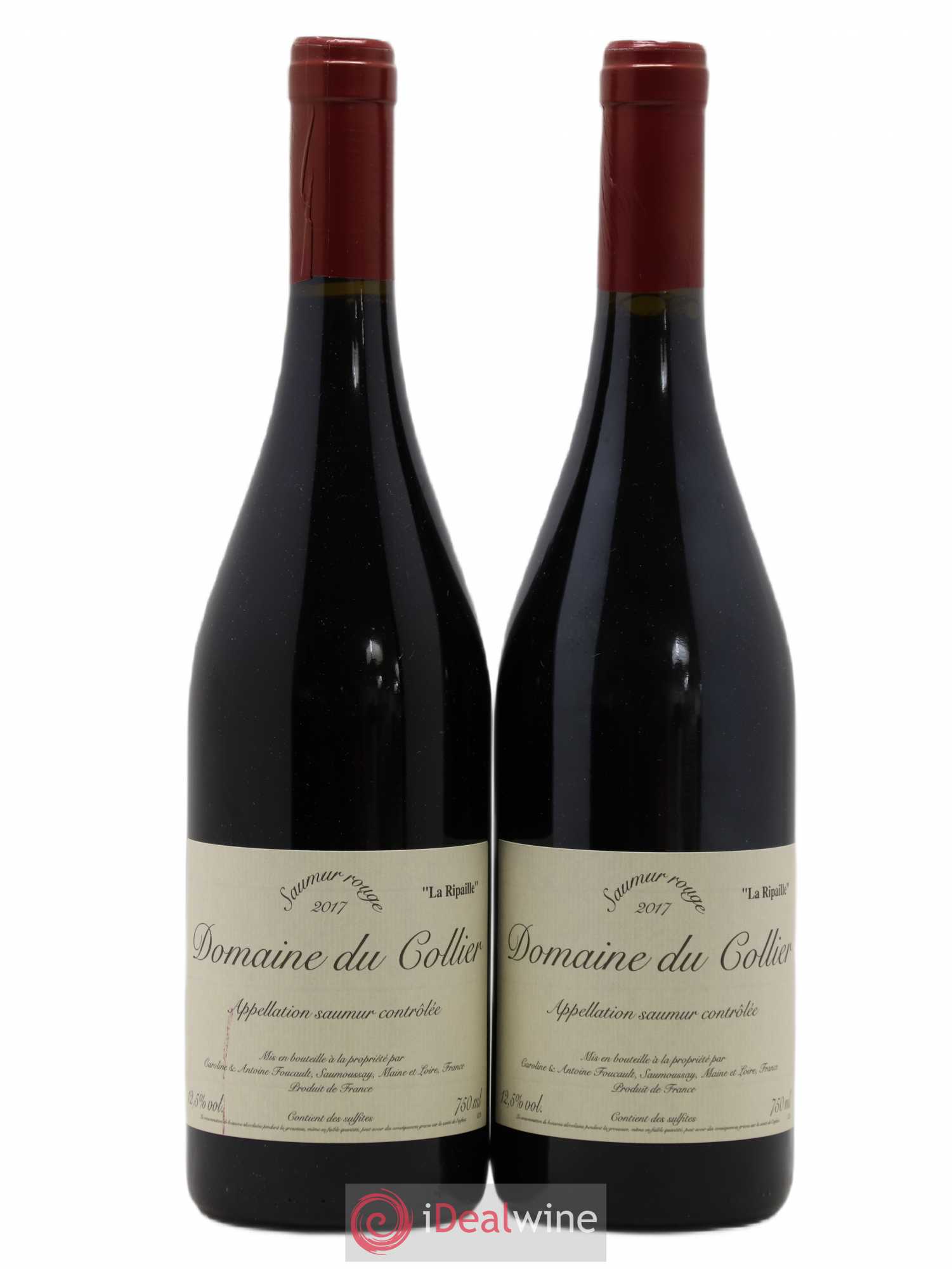Saumur La Ripaille Domaine du Collier 2017 - Posten von 2 Flaschen - 0