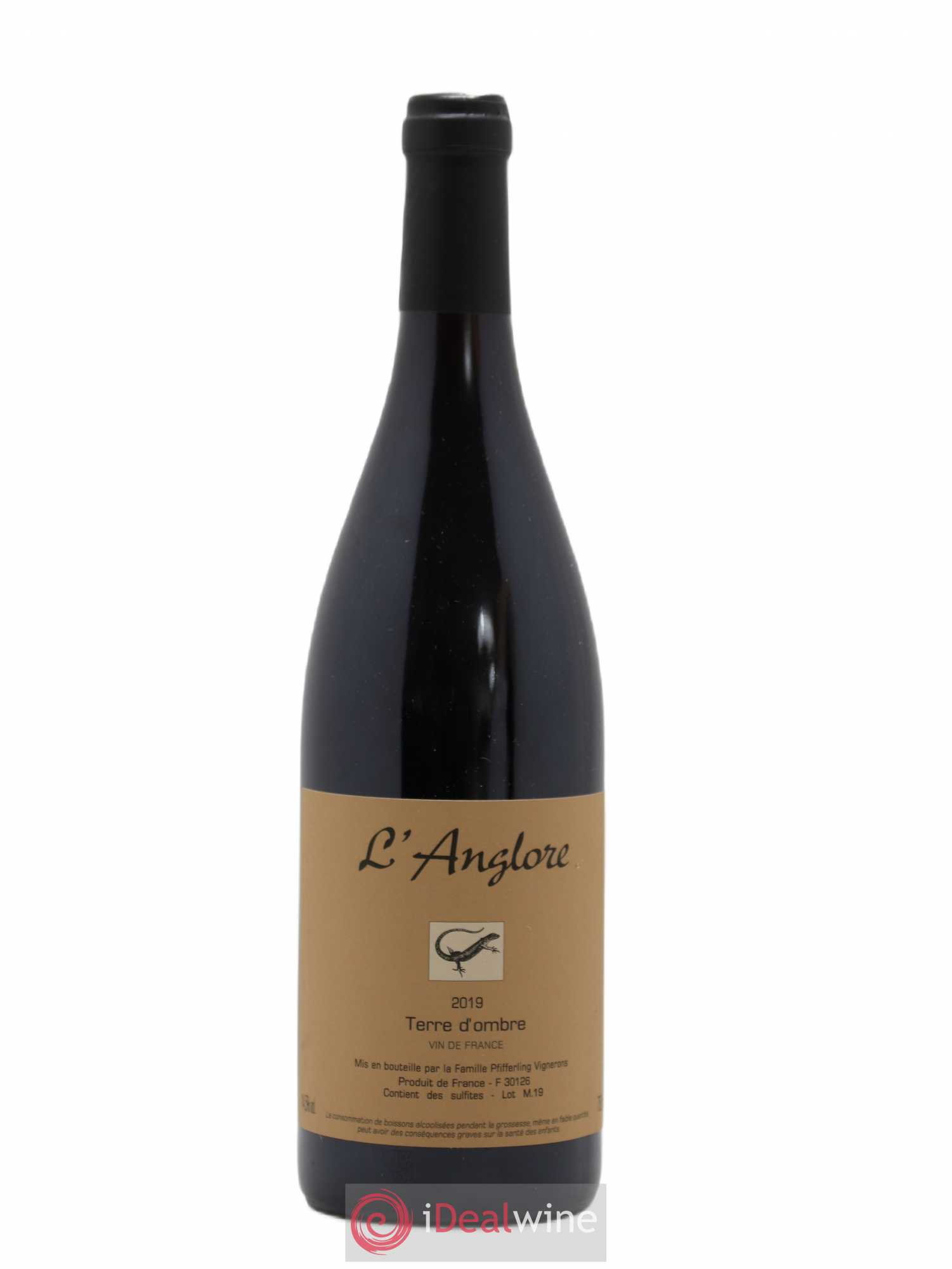 Vin de France Terre d'Ombre L'Anglore 2019 - Lot de 1 bouteille - 0