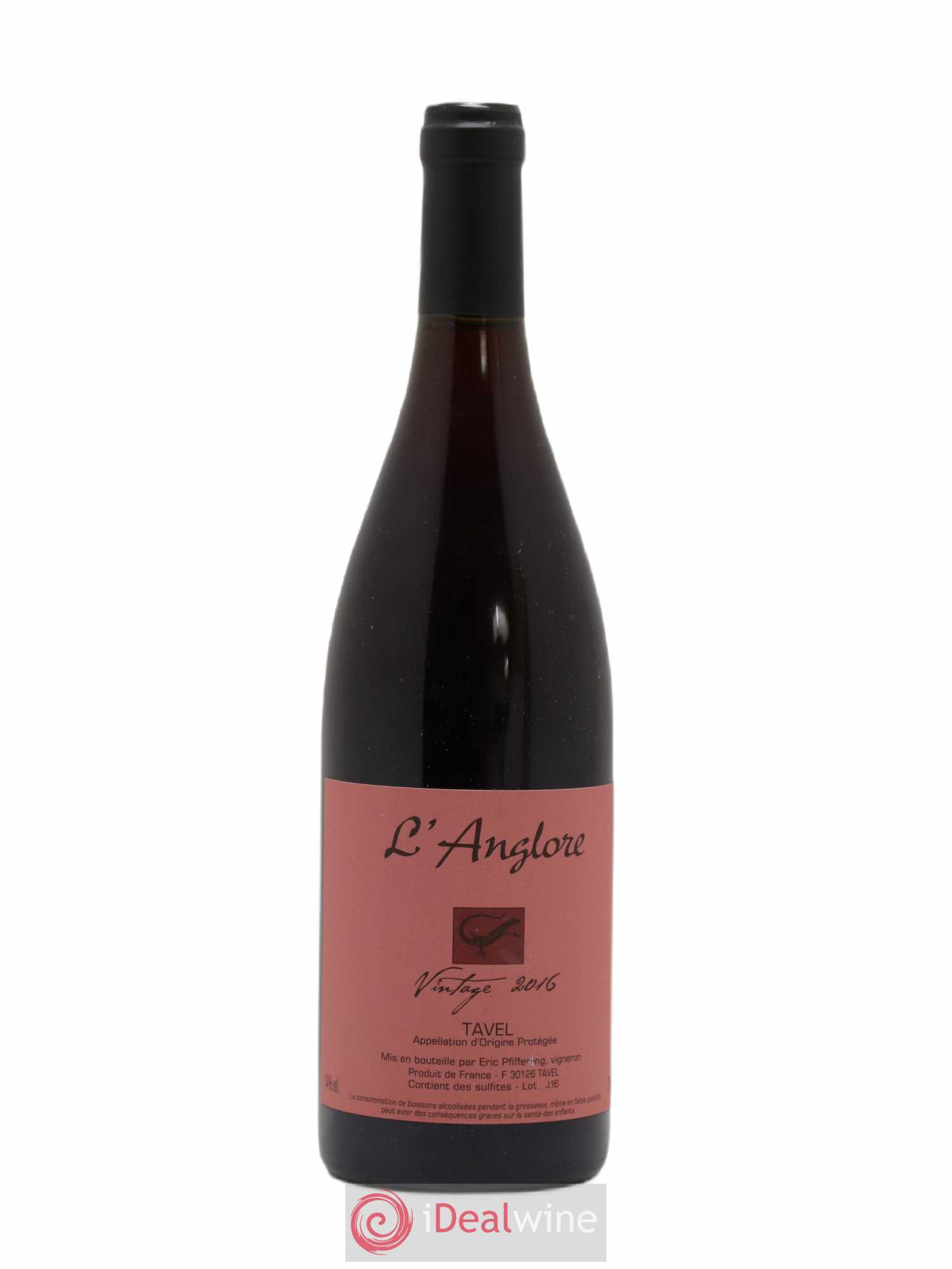 Tavel Vintage L'Anglore 2016 - Lot de 1 bouteille - 0