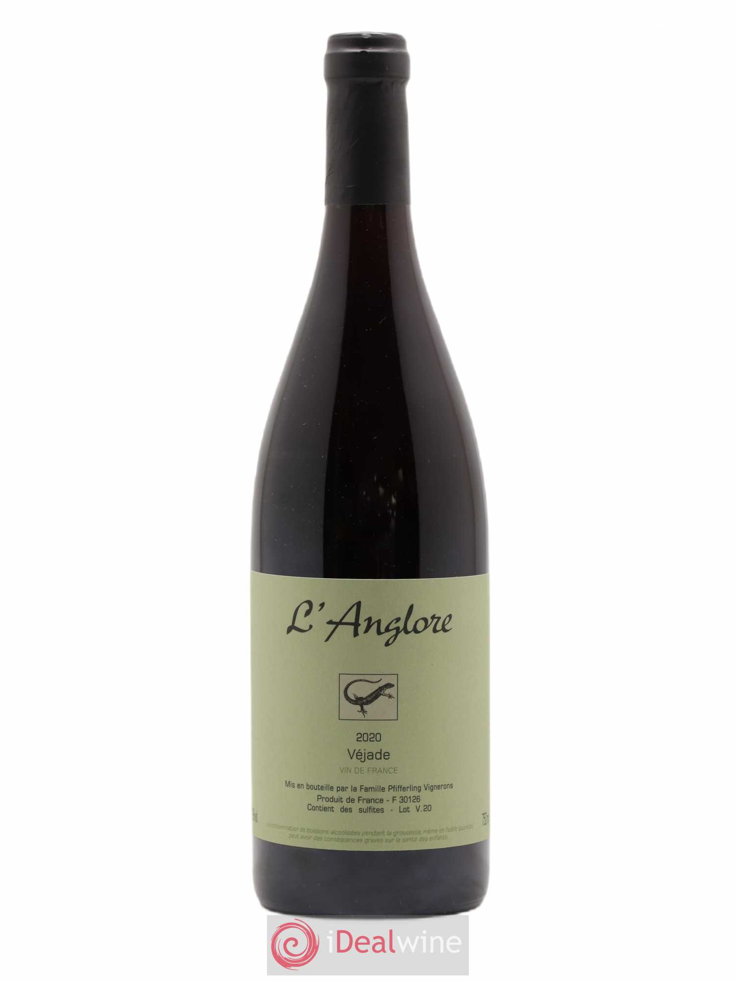 Vin de France Véjade L'Anglore 2020 - Lot de 1 bouteille - 0