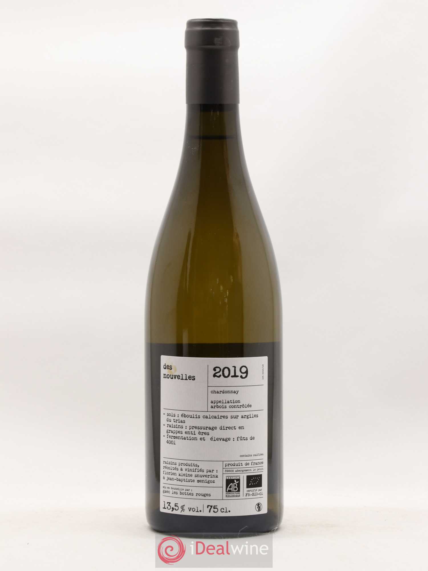 Arbois Des Nouvelles Les Bottes Rouges (no reserve) 2019 - Lot of 1 bottle - 1