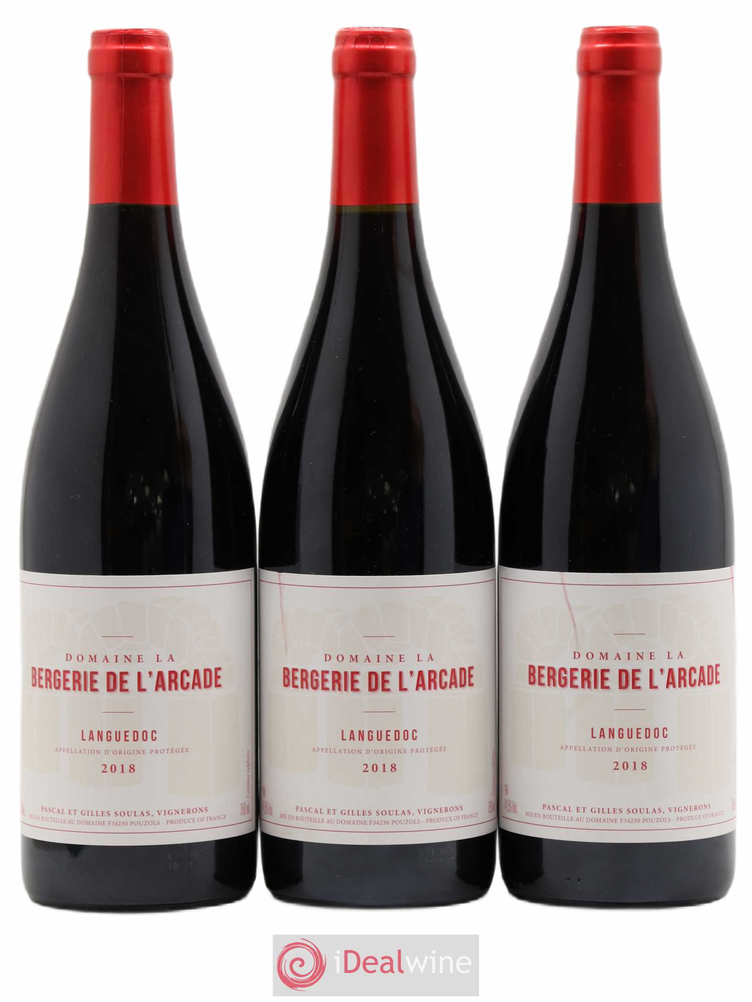 Languedoc La Bergerie de l'Arcade (Domaine) 2018 - Lot de 3 bouteilles - 0