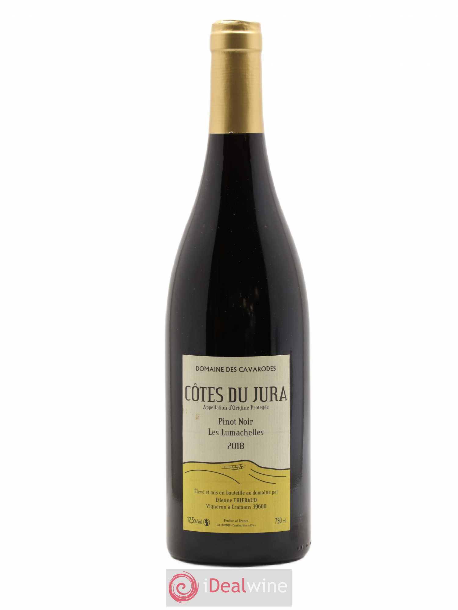 Côtes du Jura Pinot Noir Les Lumachelles Domaine des Cavarodes 2018 - Posten von 1 Flasche - 0