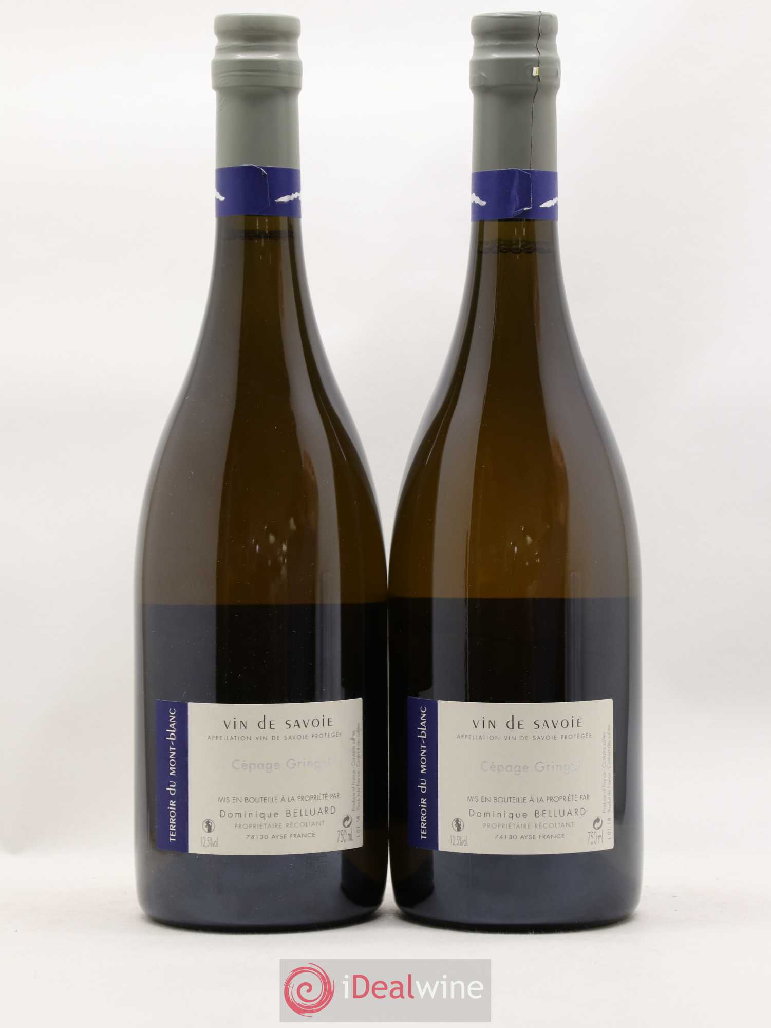 Vin de Savoie Les Alpes Domaine Belluard 2018 - Lot de 2 bouteilles - 1