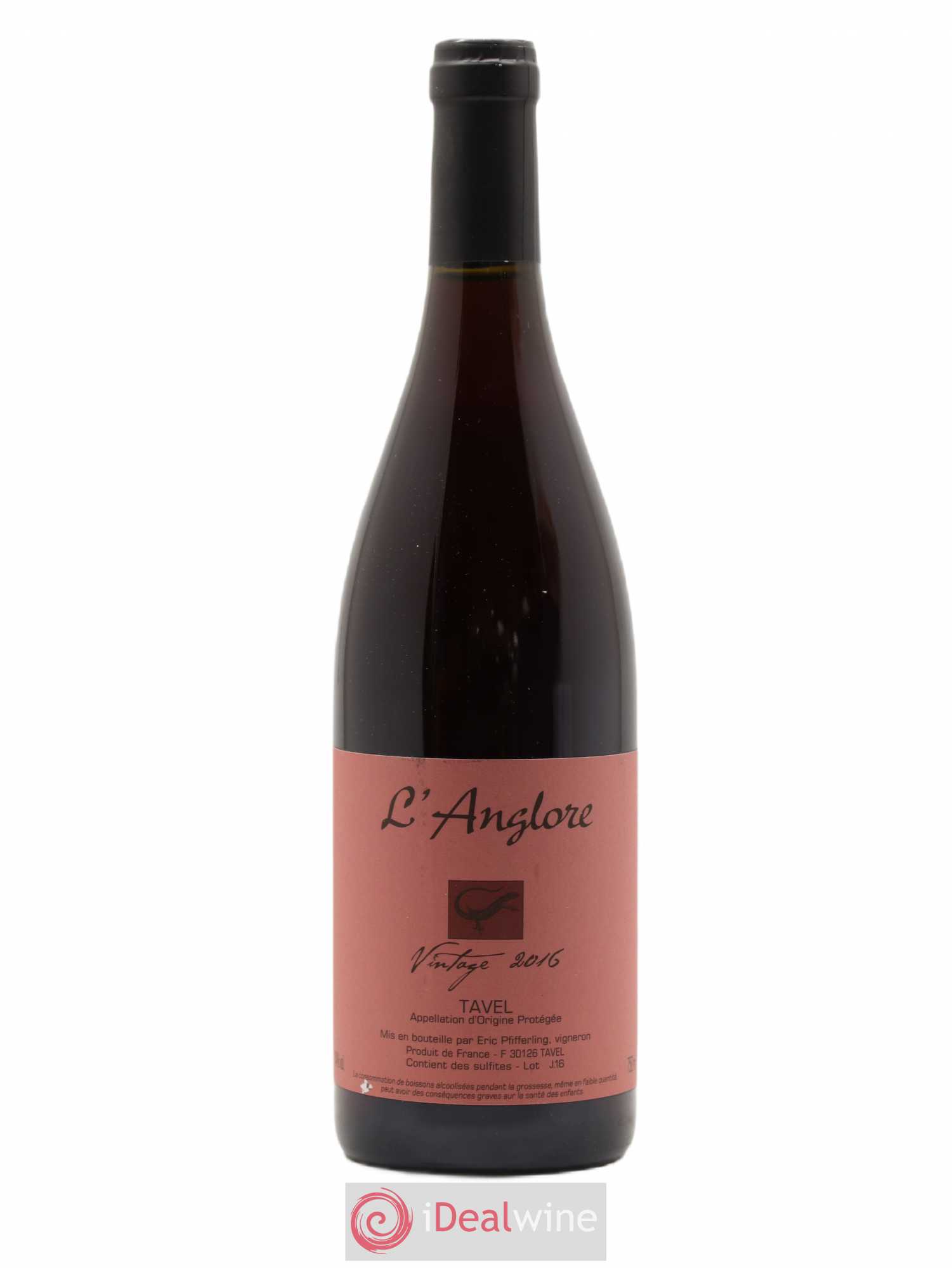 Tavel Vintage L'Anglore 2016 - Lot de 1 bouteille - 0