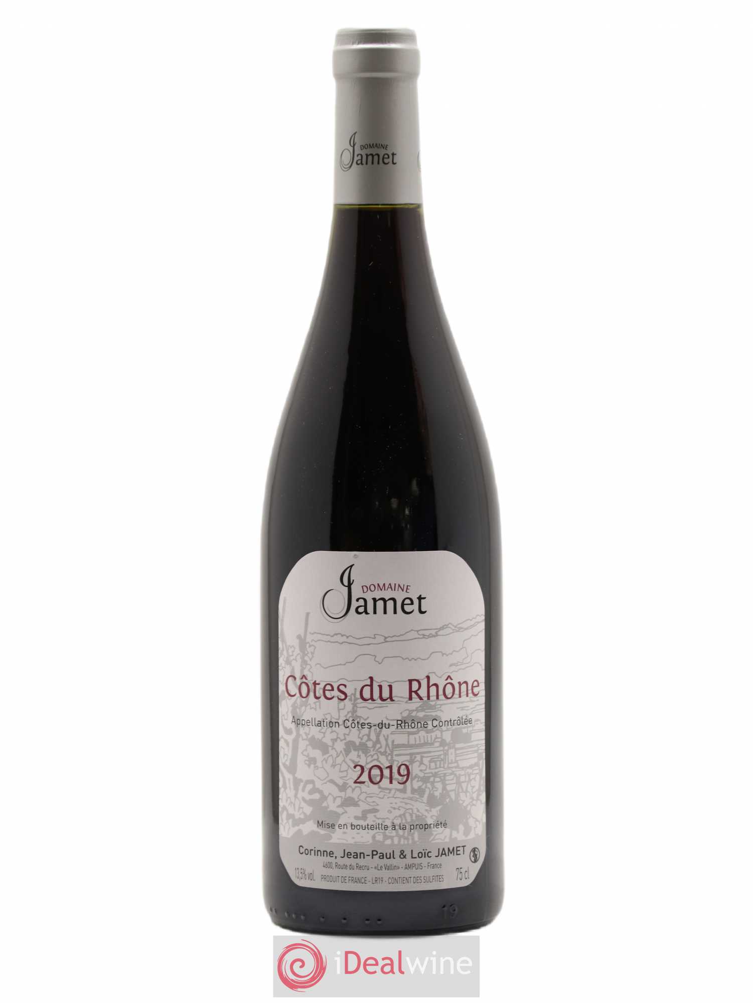 Côtes-du-Rhône Jamet (Domaine) 2019 - Lot de 1 bouteille - 0