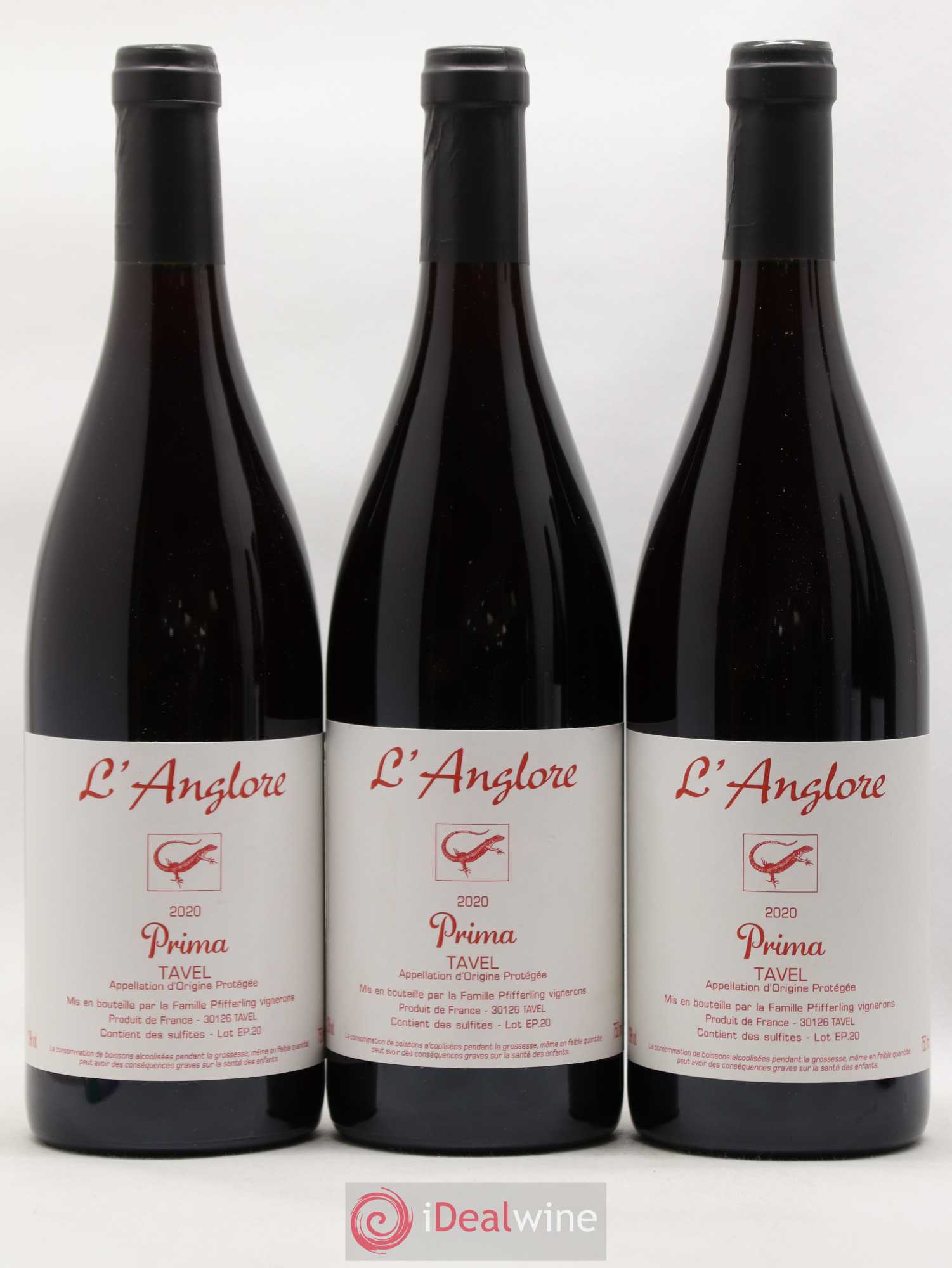 Tavel Prima L'Anglore 2020 - Lot de 6 bouteilles - 2