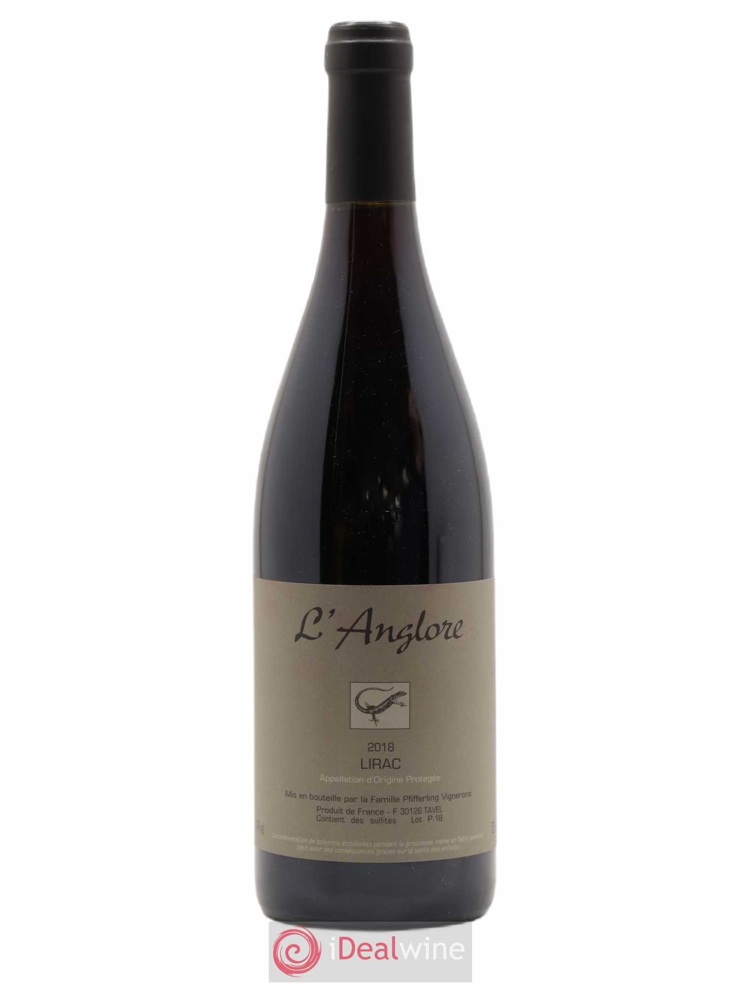 Lirac L'Anglore 2018 - Lot de 1 bouteille - 0