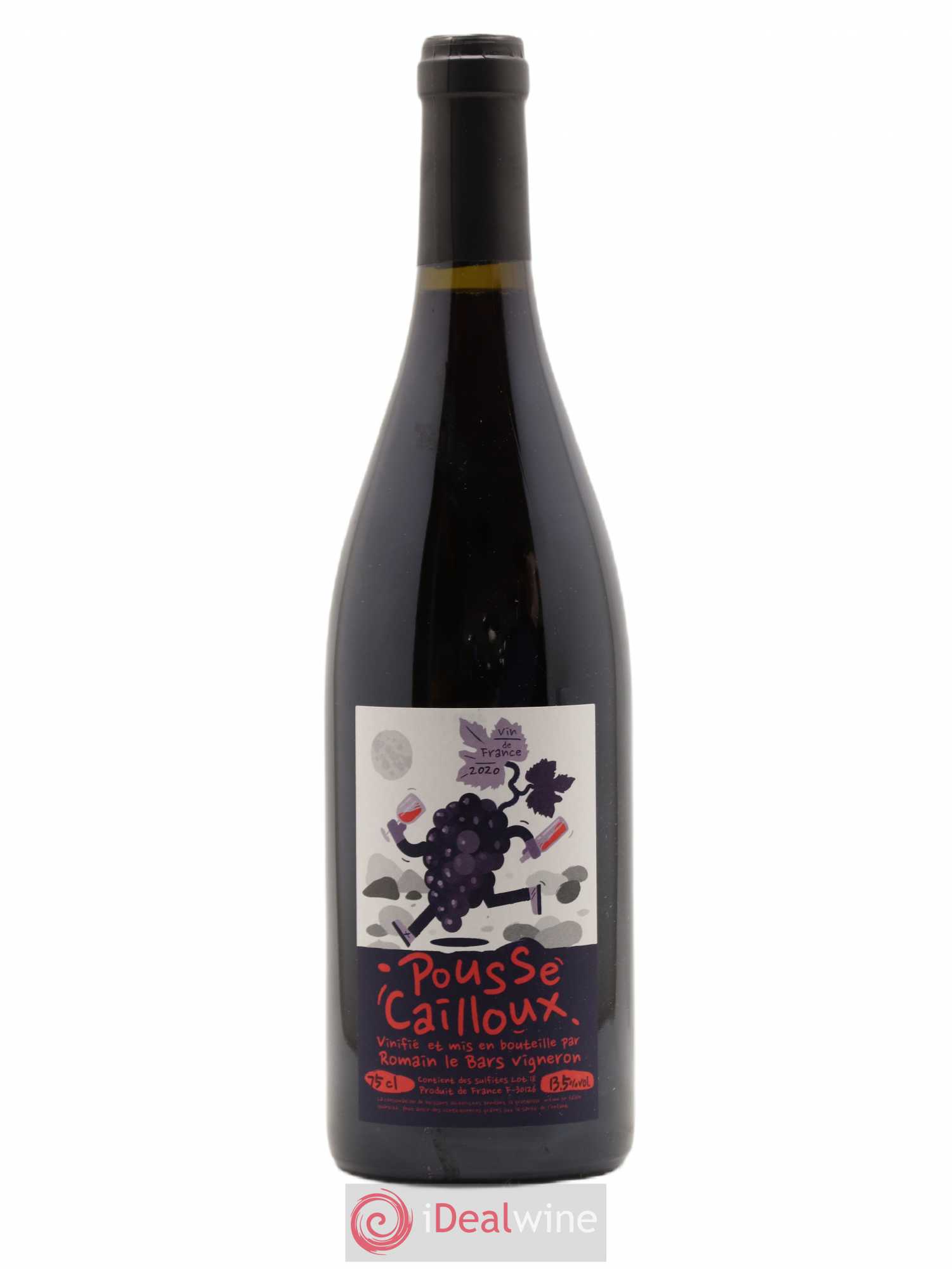 Vin de France Pousse Cailloux Le Bars (sans prix de réserve) 2020 - Posten von 1 Flasche - 0