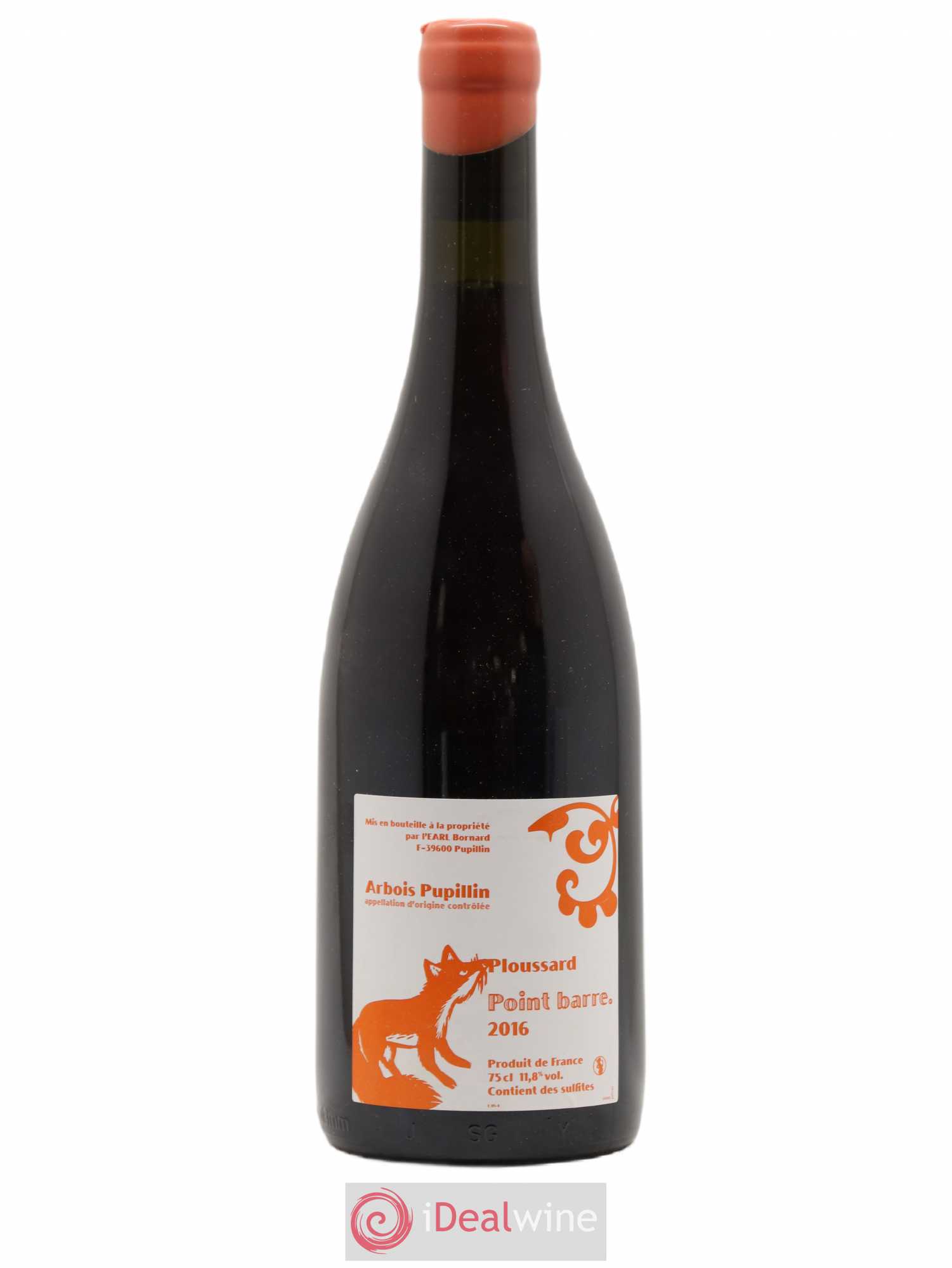 Arbois-Pupillin Ploussard Point Barre Bornard 2016 - Lot de 1 bouteille - 0