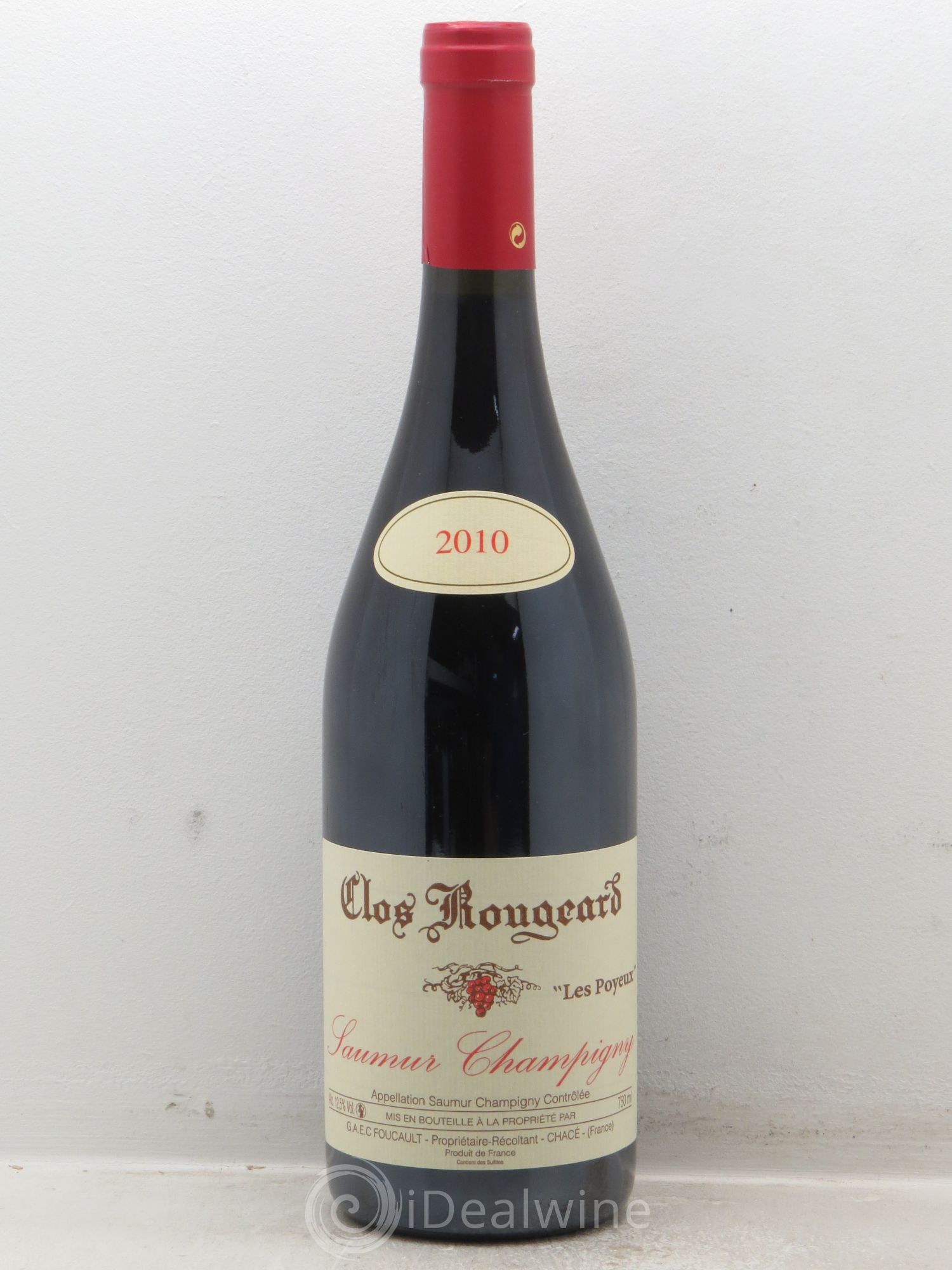 Saumur-Champigny Les Poyeux Clos Rougeard 2010 - Lot de 1 bouteille - 0