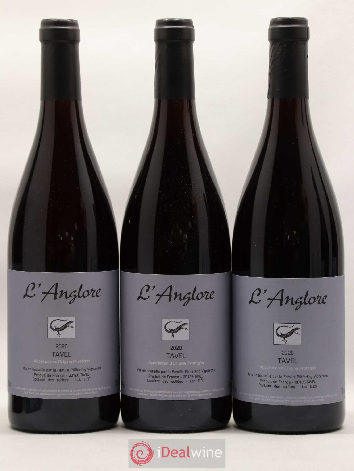 Tavel L'Anglore 2020 - Posten von 6 Flaschen - 1