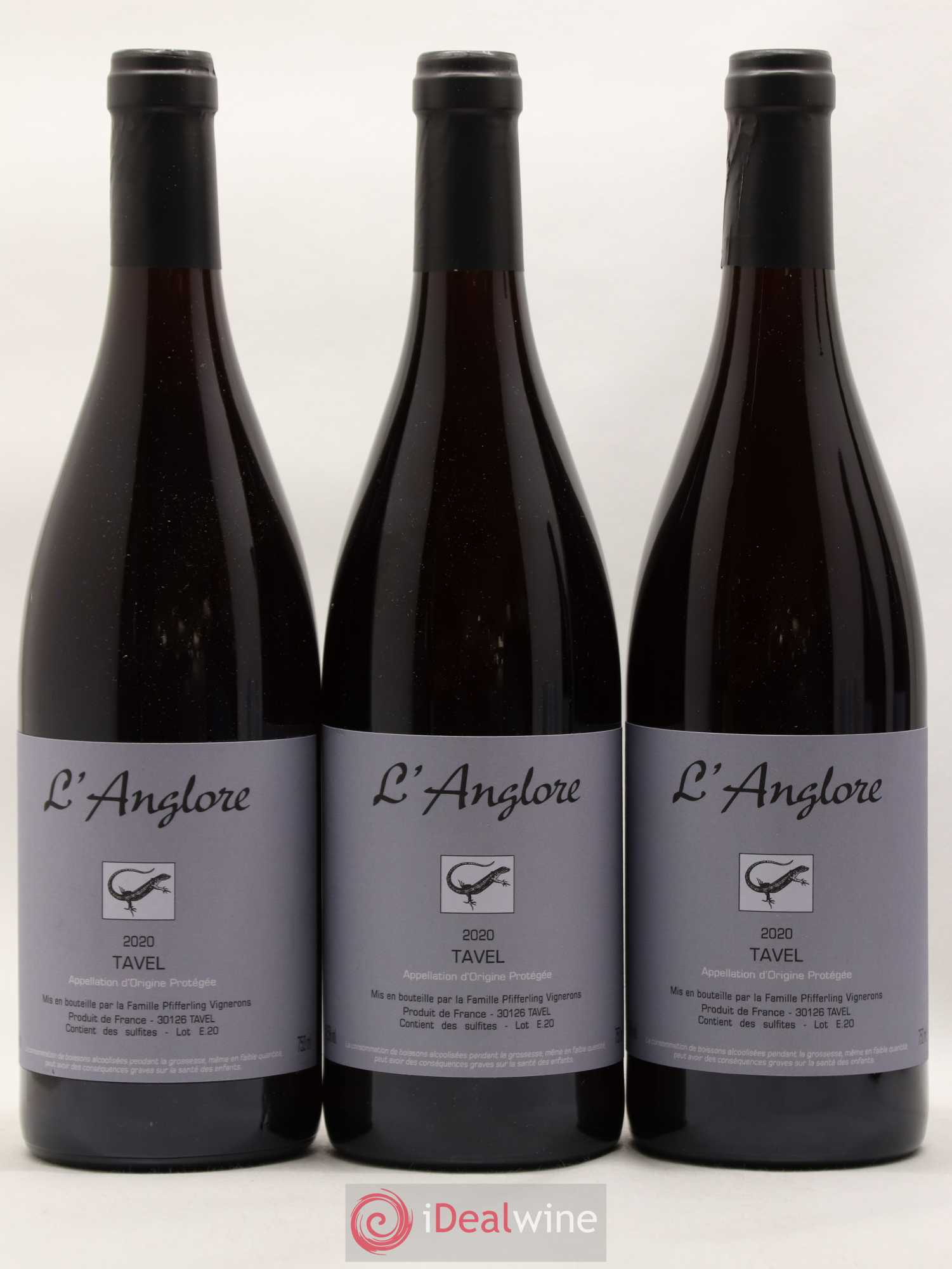Tavel L'Anglore 2020 - Posten von 6 Flaschen - 2