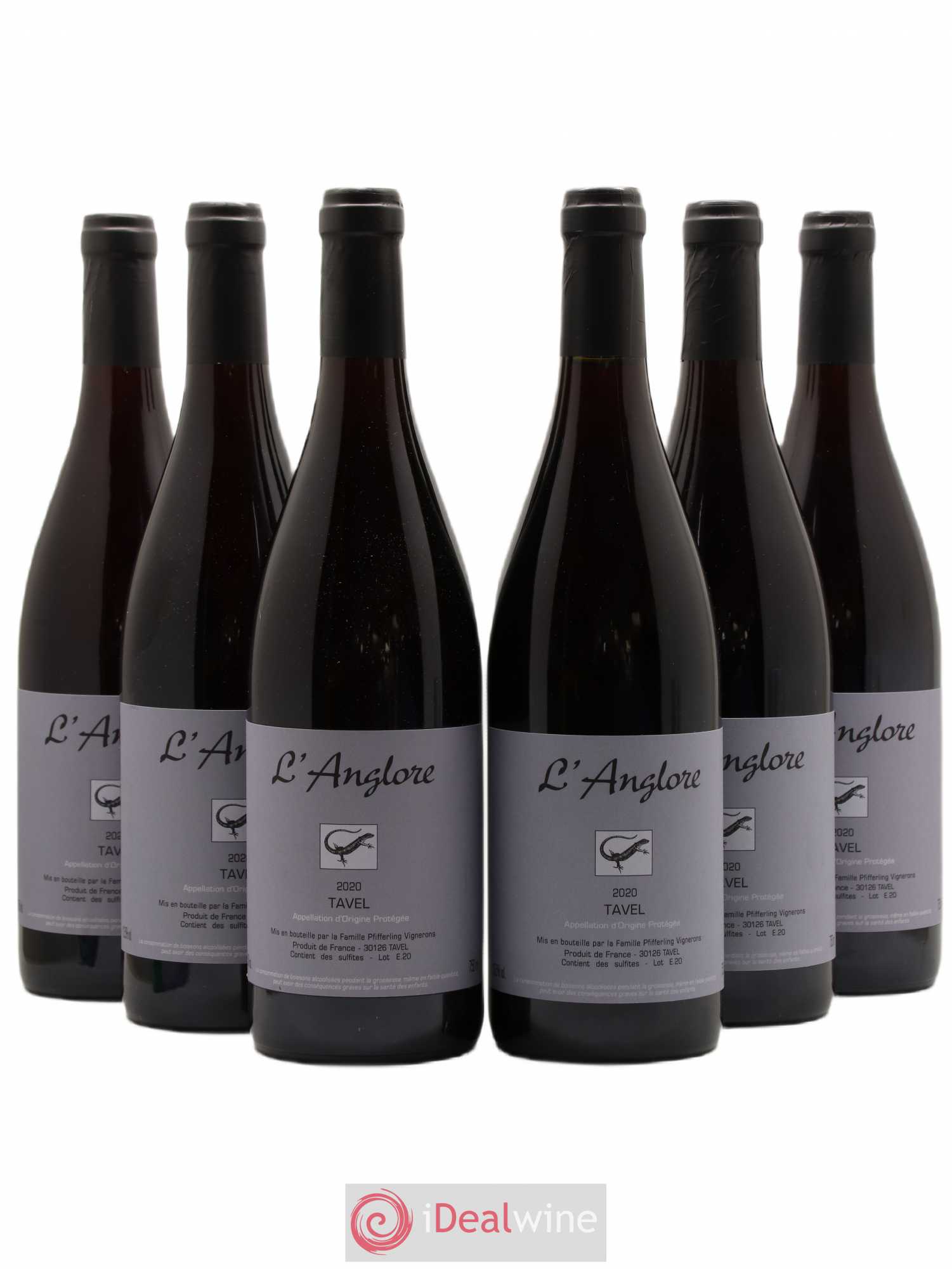 Tavel L'Anglore 2020 - Posten von 6 Flaschen - 0