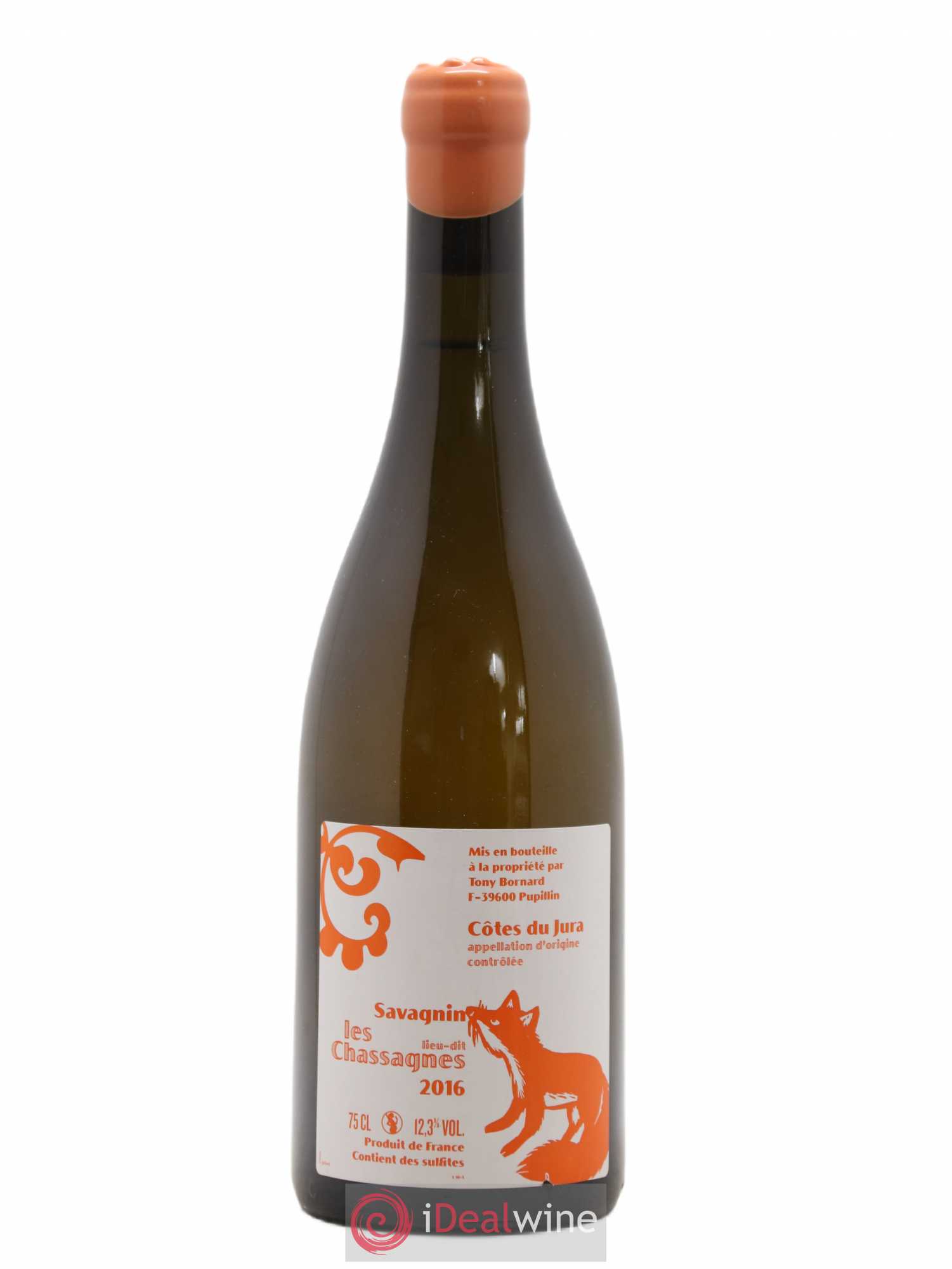 Côtes du Jura Les Chassagnes Savagnin Ouillé Bornard 2016 - Lot de 1 bouteille - 0