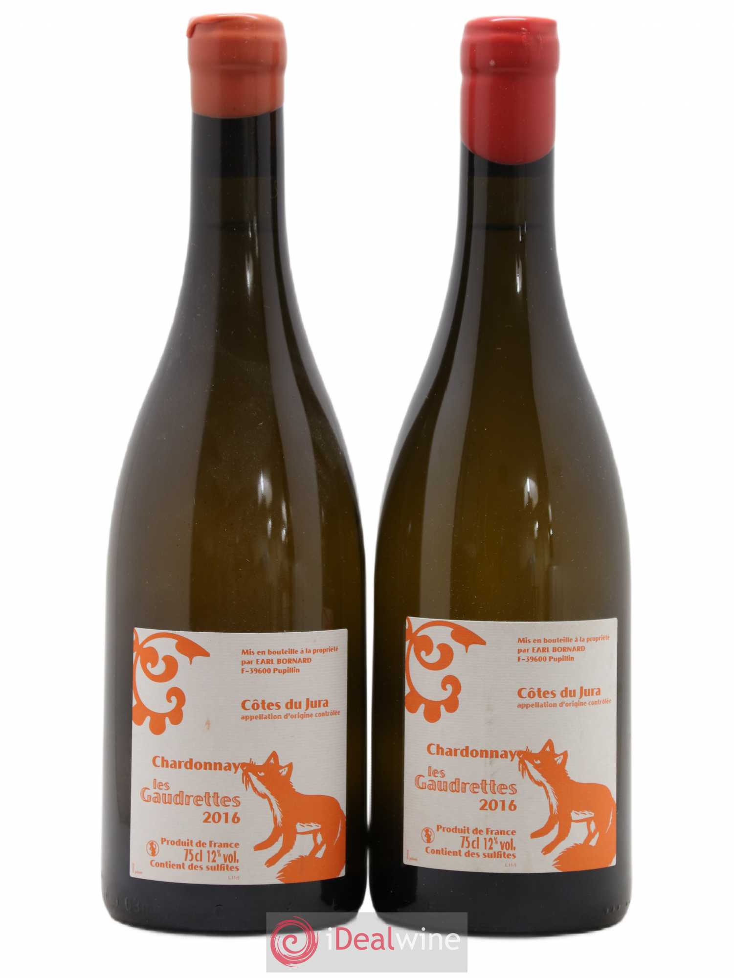 Côtes du Jura Les Gaudrettes Bornard 2016 - Lot de 2 bouteilles - 0
