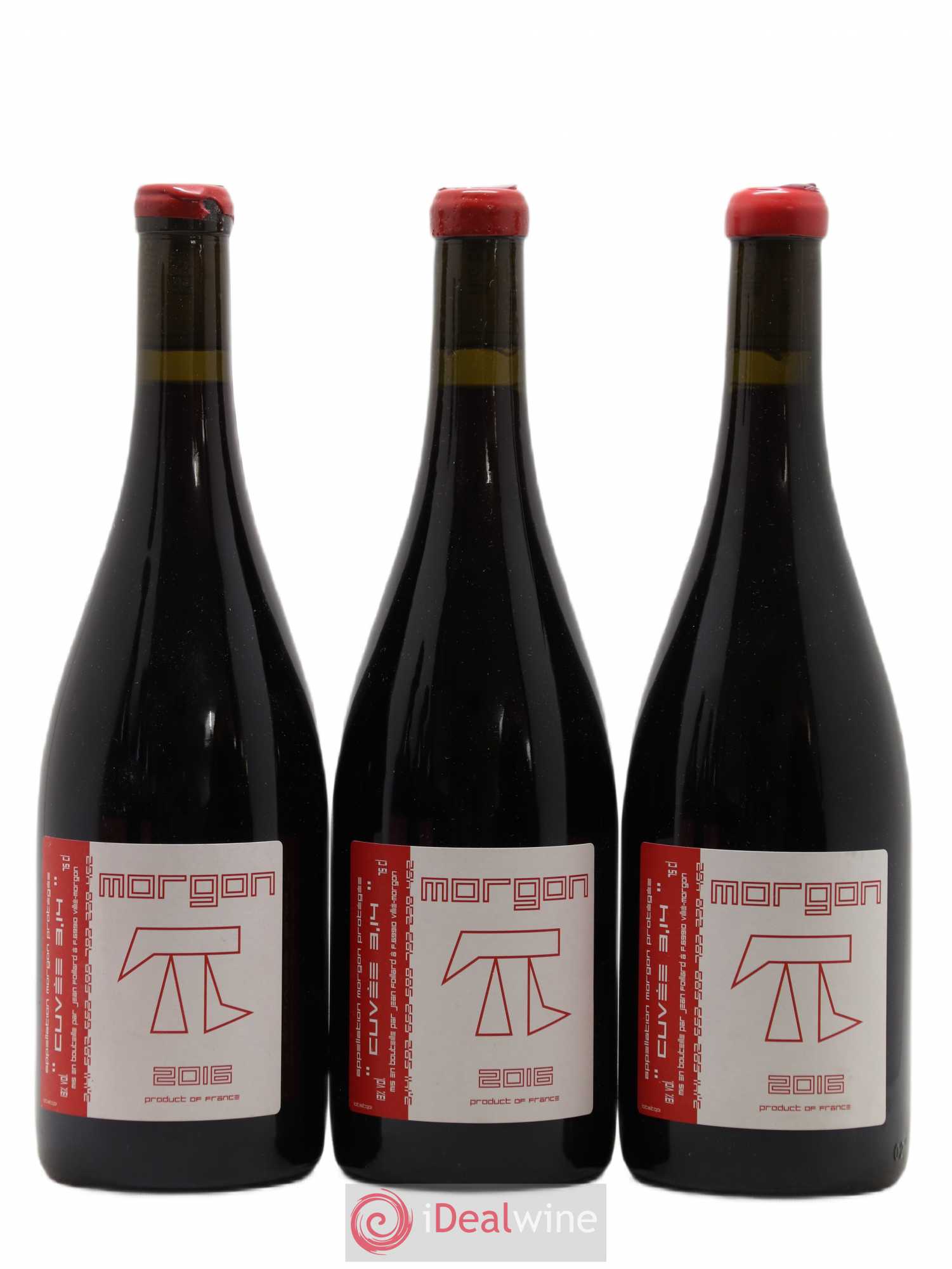Morgon 3.14 Jean Foillard 2016 - Lot de 3 bouteilles - 0