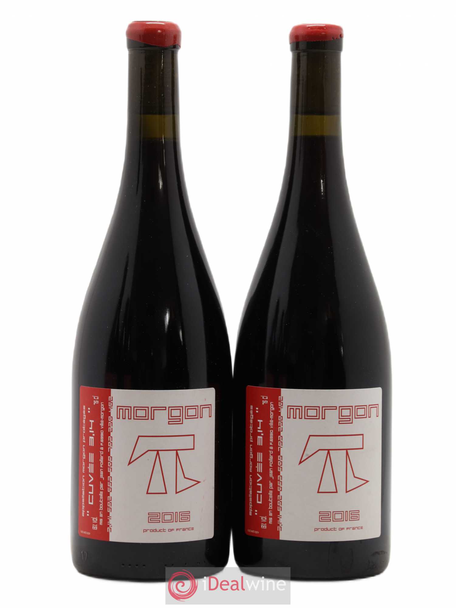 Morgon 3.14 Jean Foillard 2016 - Lot de 2 bouteilles - 0