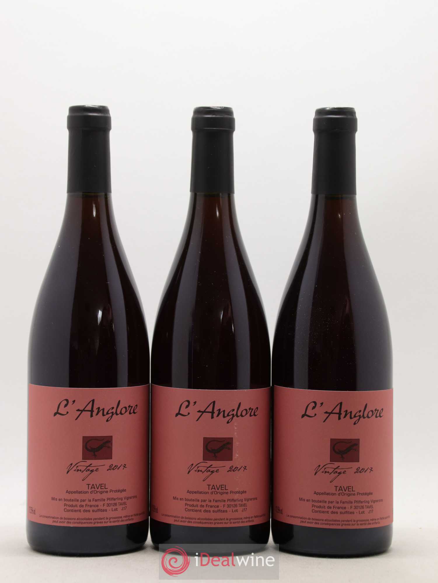 Tavel Vintage L'Anglore 2017 - Lot de 6 bouteilles - 2