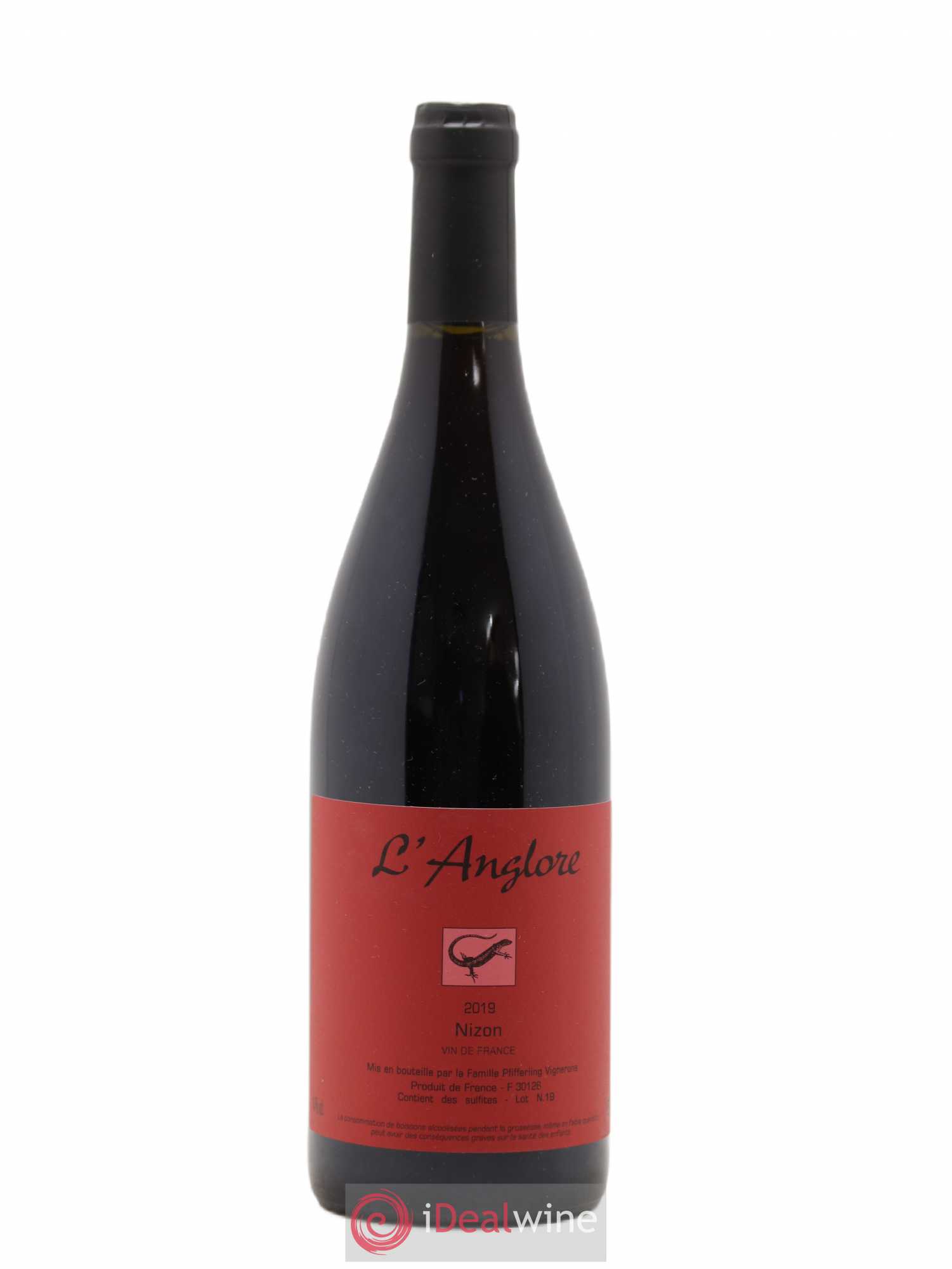 Vin de France Nizon L'Anglore 2019 - Lot de 1 bouteille - 0
