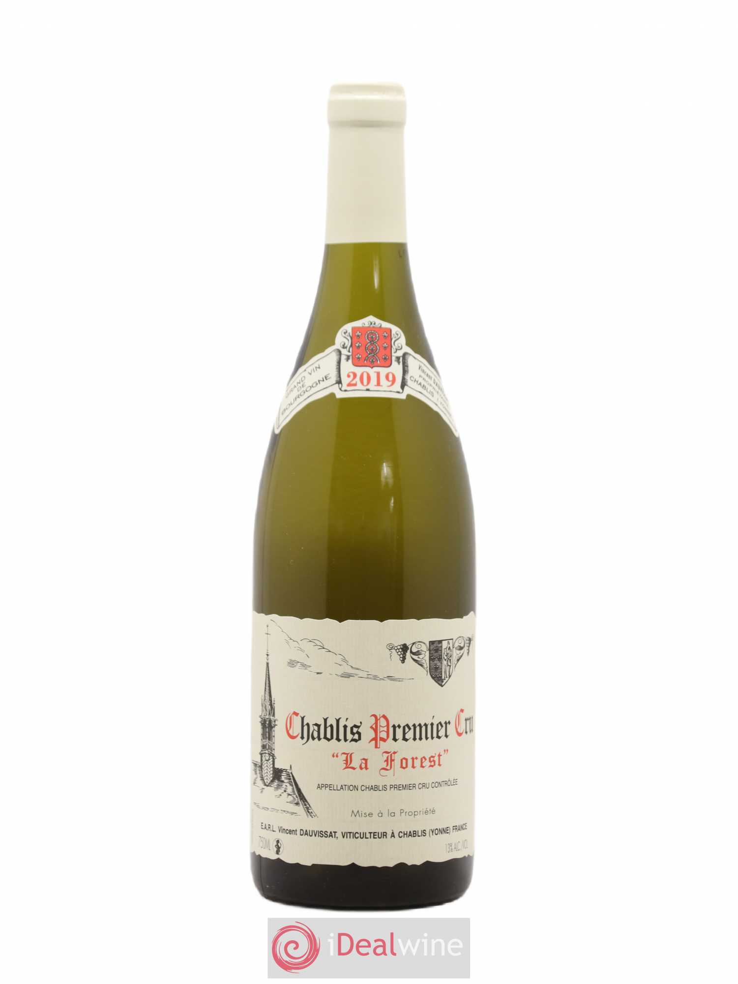Chablis 1er Cru La Forest Vincent Dauvissat (Domaine) 2019 - Lot de 1 bouteille - 0