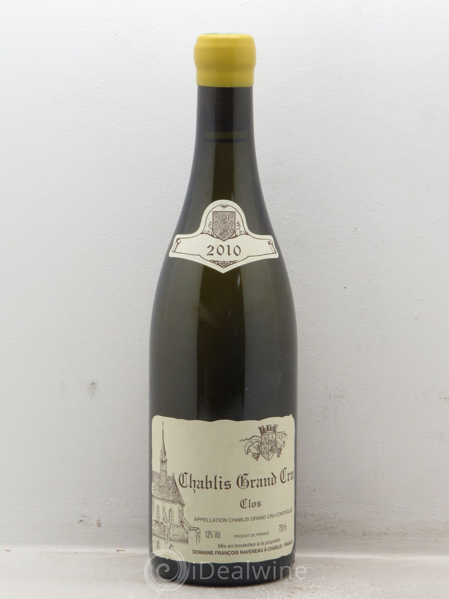 Chablis Grand Cru Clos Raveneau (Domaine) 2010 - Lot de 1 bouteille - 0