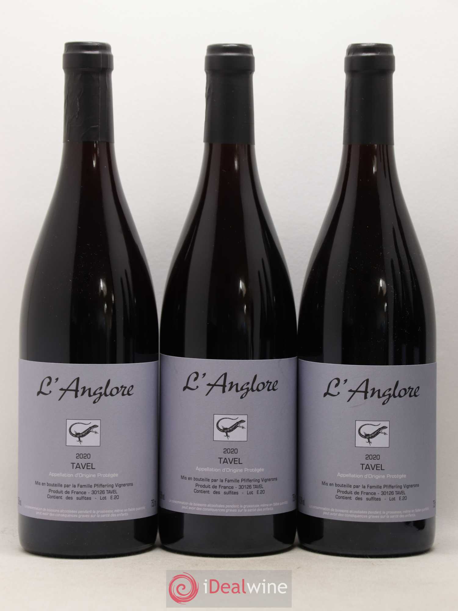Tavel L'Anglore 2020 - Lot de 6 bouteilles - 1