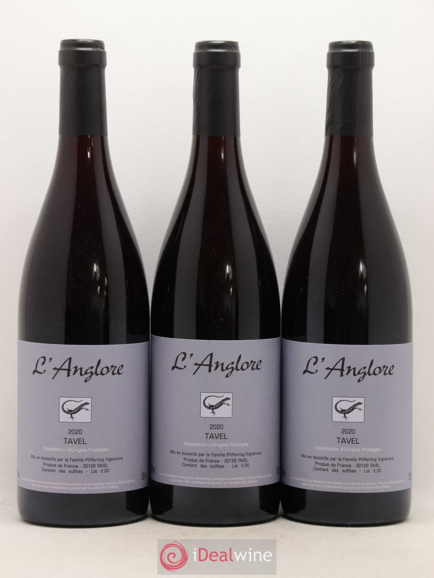 Tavel L'Anglore 2020 - Lot de 6 bouteilles - 2