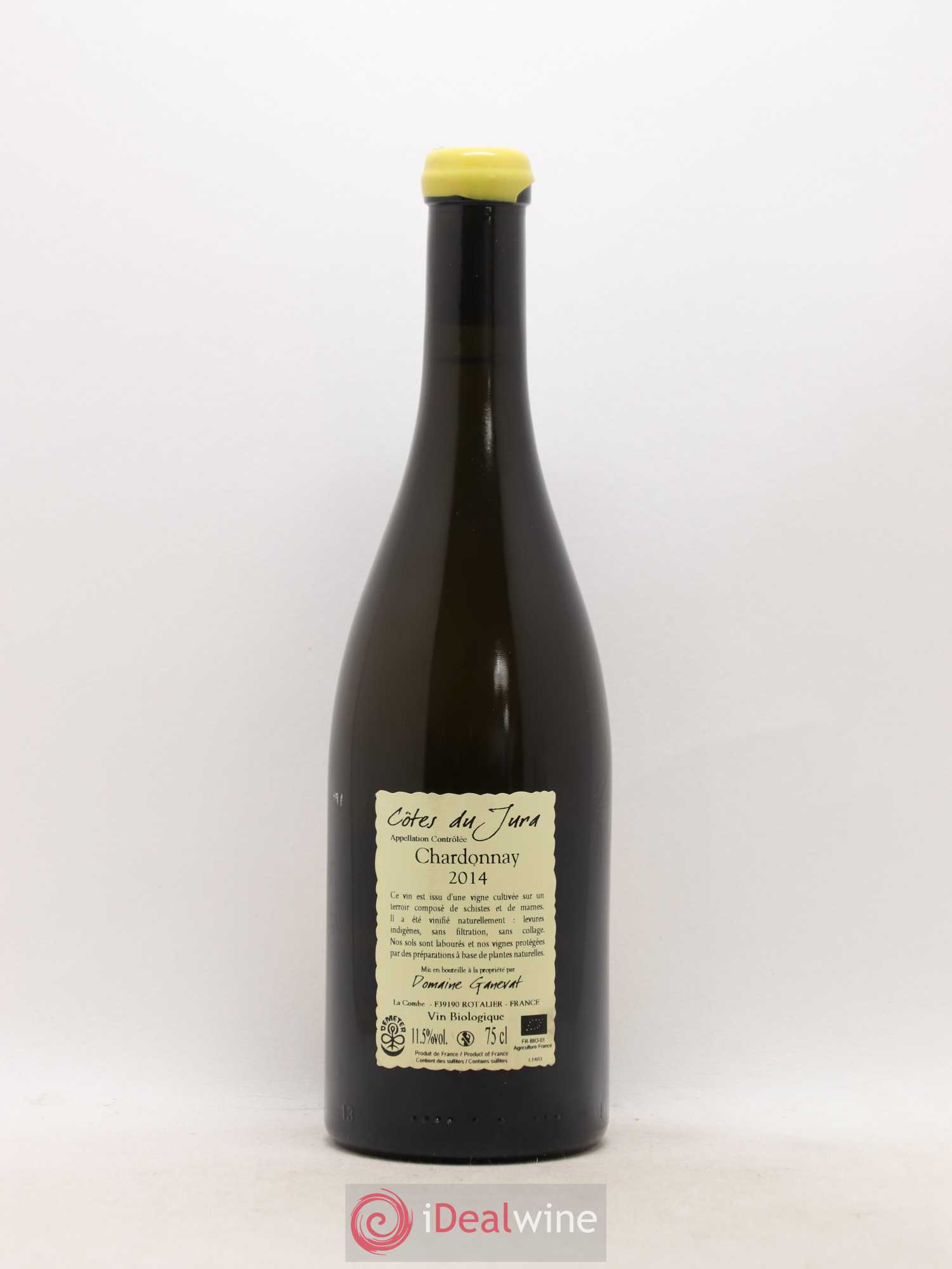 Côtes du Jura Grusse en Billat Jean-François Ganevat (Domaine) 2014 - Lot de 1 bouteille - 1