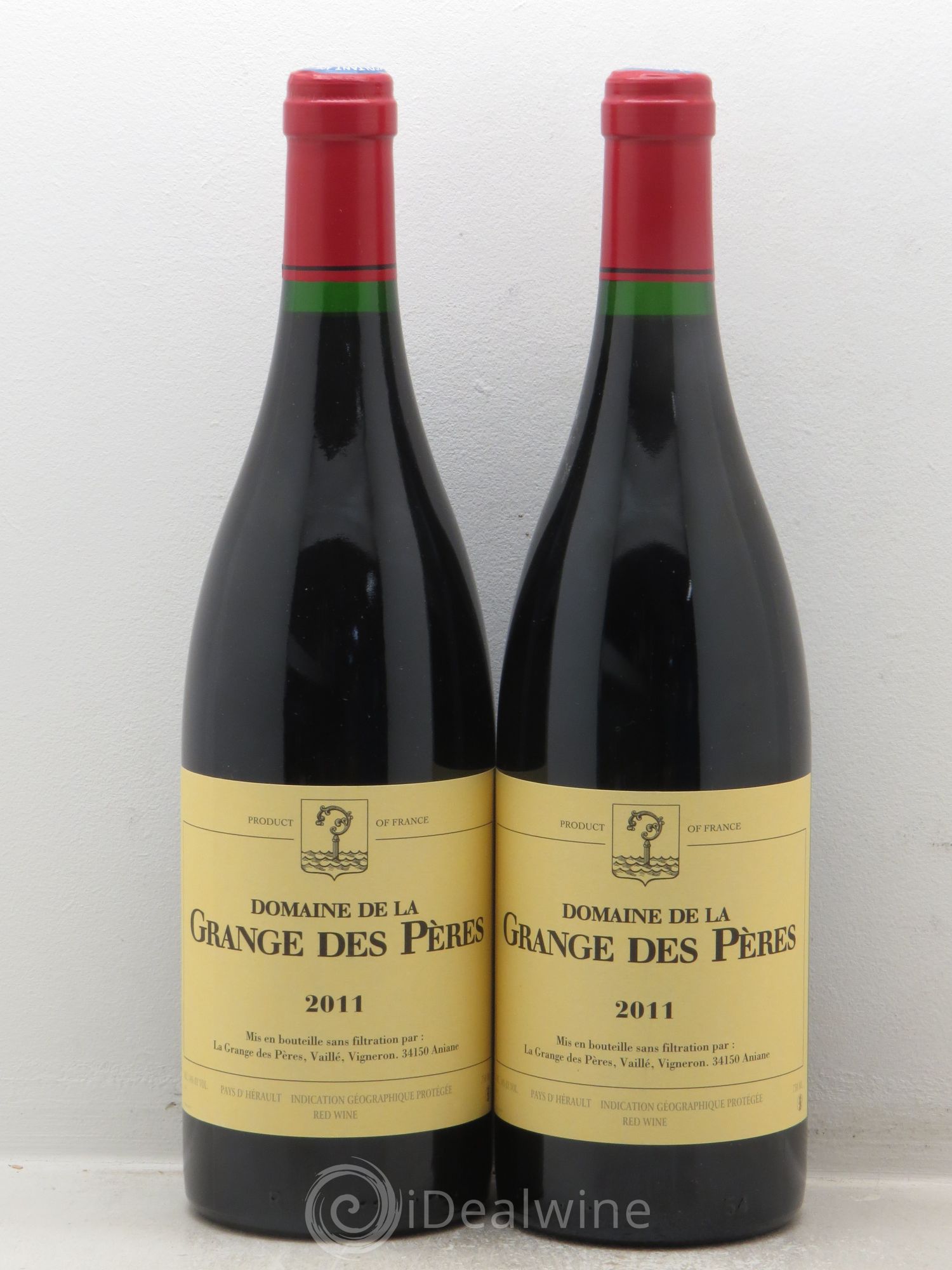 Pays d'Hérault Grange des Pères Laurent Vaillé 2011 - Lot de 2 bouteilles - 0