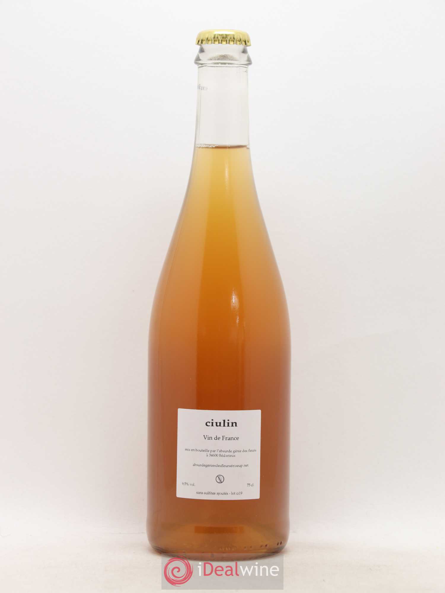 Vin de France L'absurde génie des fleurs Ciulin 2019 - Posten von 1 Flasche - 1