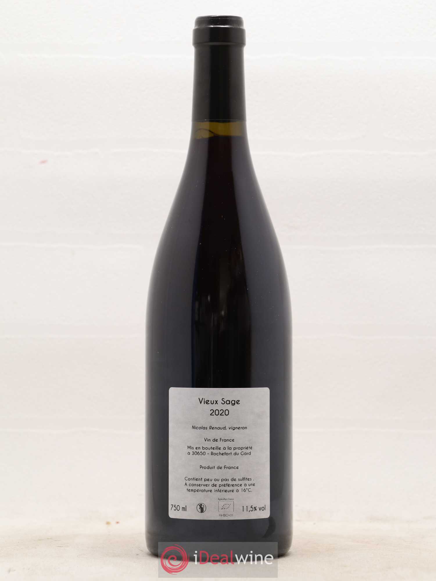 Vin de France Vieux Sage Clos des Grillons 2020 - Posten von 1 Flasche - 1