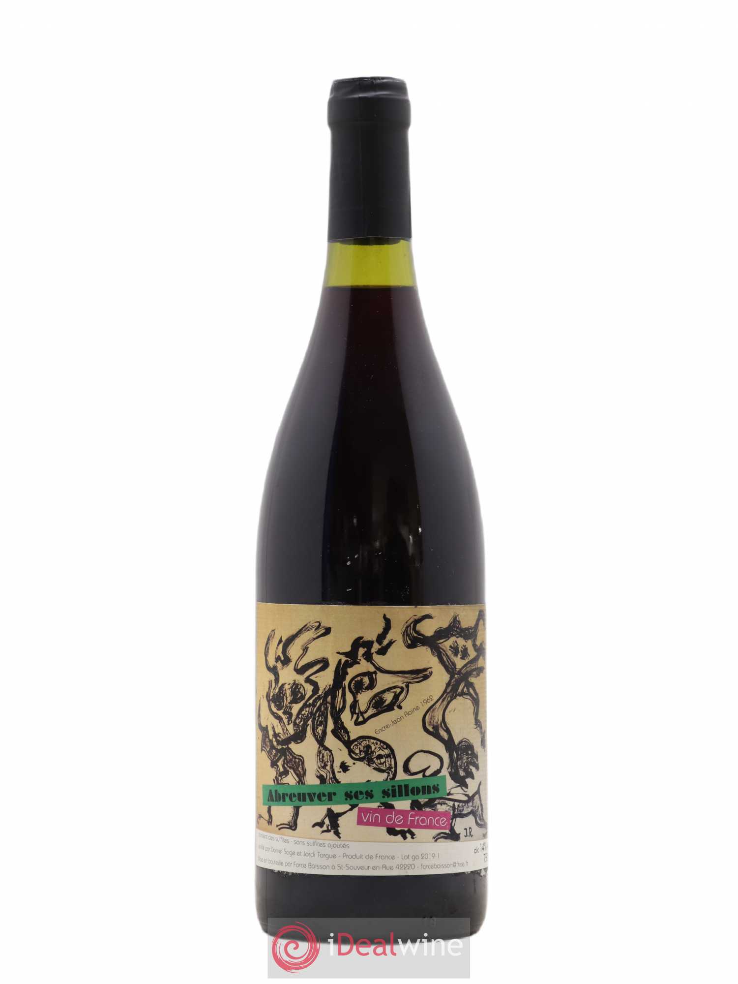 Vin de France Abreuver ses sillons Daniel Sage 2018 - Lot de 1 bouteille - 0