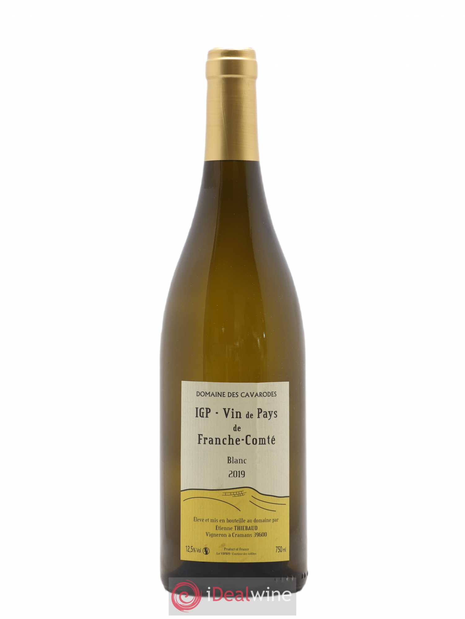 Franche-Comté Cavarodes (Domaine des) - Etienne Thiébaud 2019 - Lot de 1 bouteille - 0