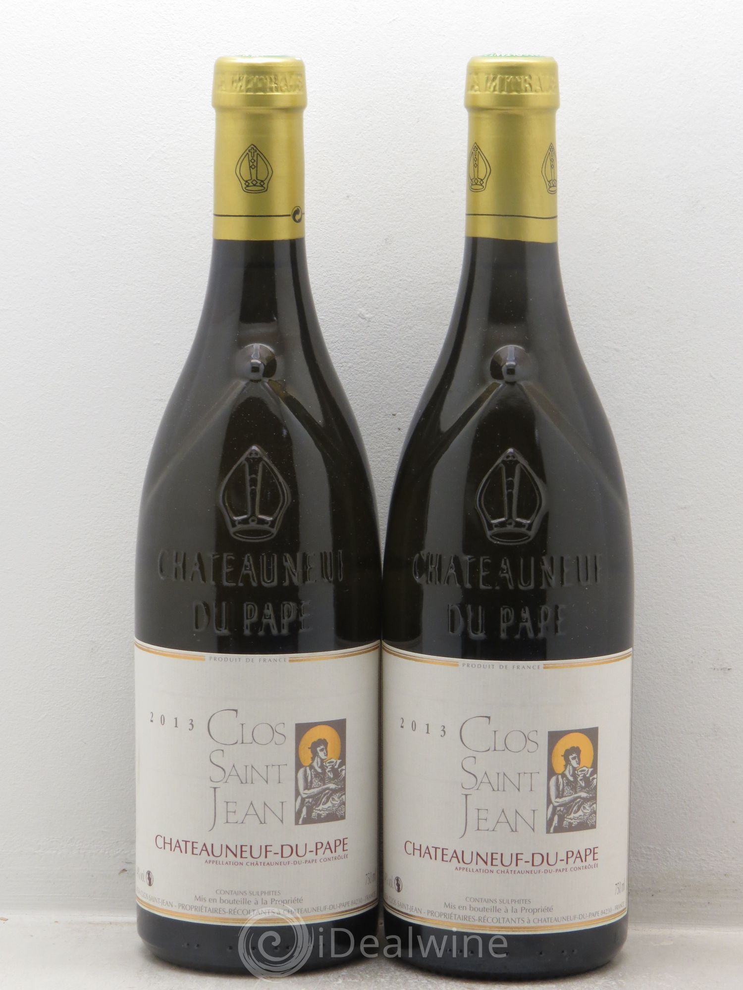 Châteauneuf-du-Pape Clos Saint-Jean 2013 - Posten von 2 Flaschen - 0