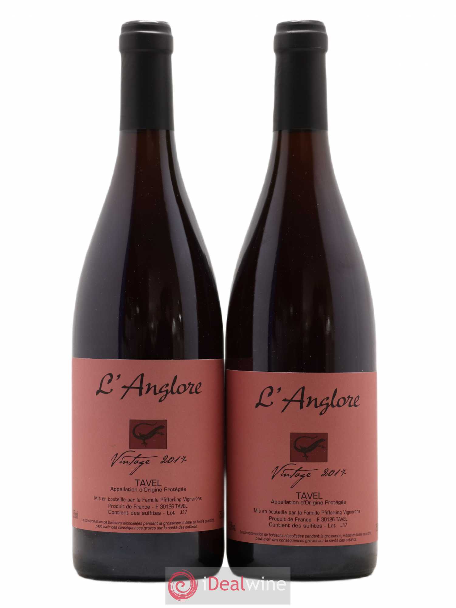 Tavel Vintage L'Anglore 2017 - Posten von 2 Flaschen - 0