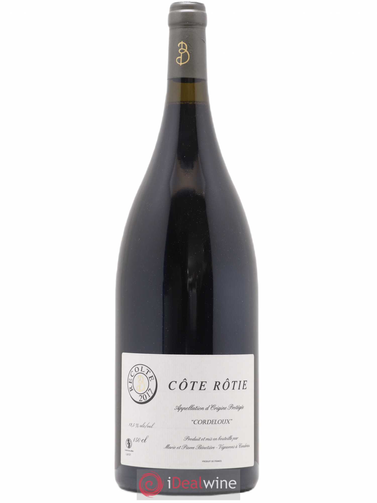 Côte-Rôtie Cordeloux Marie et Pierre Bénetière (Domaine) 2017 - Lot de 1 magnum - 0