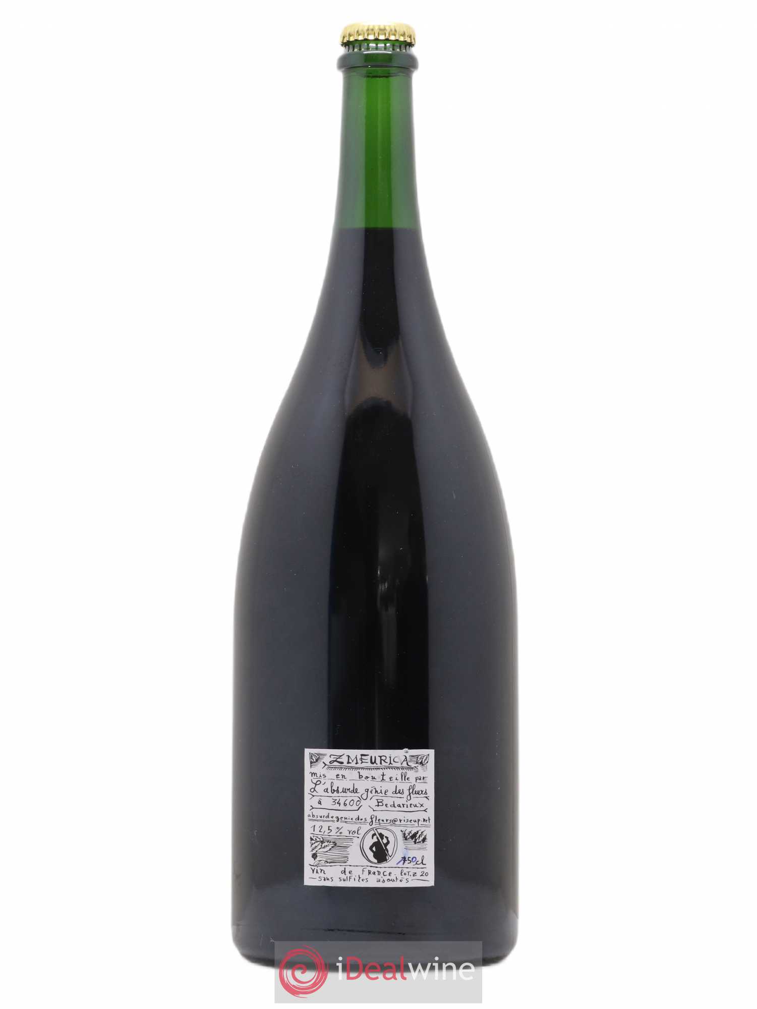 Vin de France Zmeurica L'Absurde génie des fleurs 2020 - Posten von 1 Magnum - 1