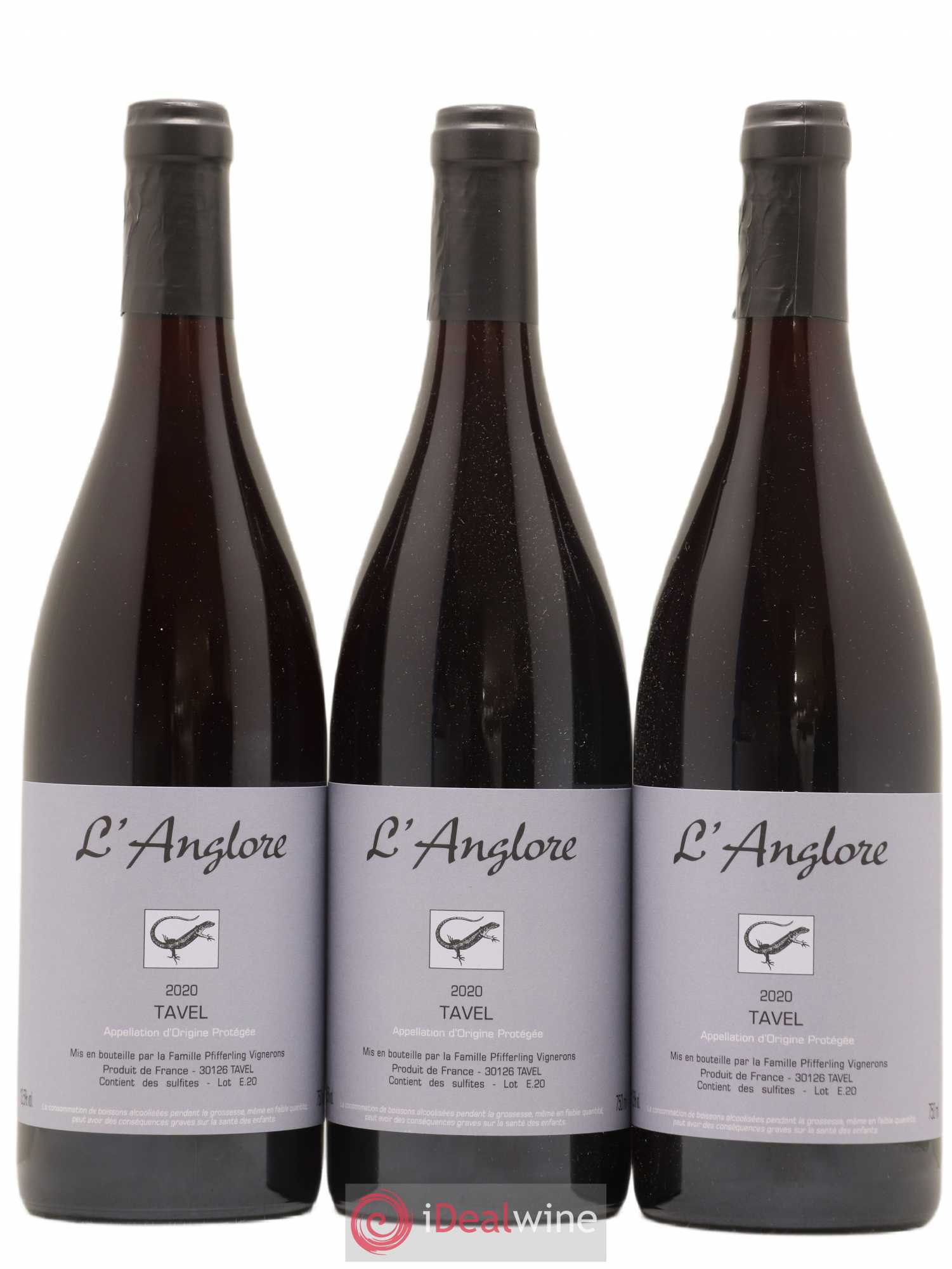 Tavel L'Anglore 2020 - Posten von 6 Flaschen - 1