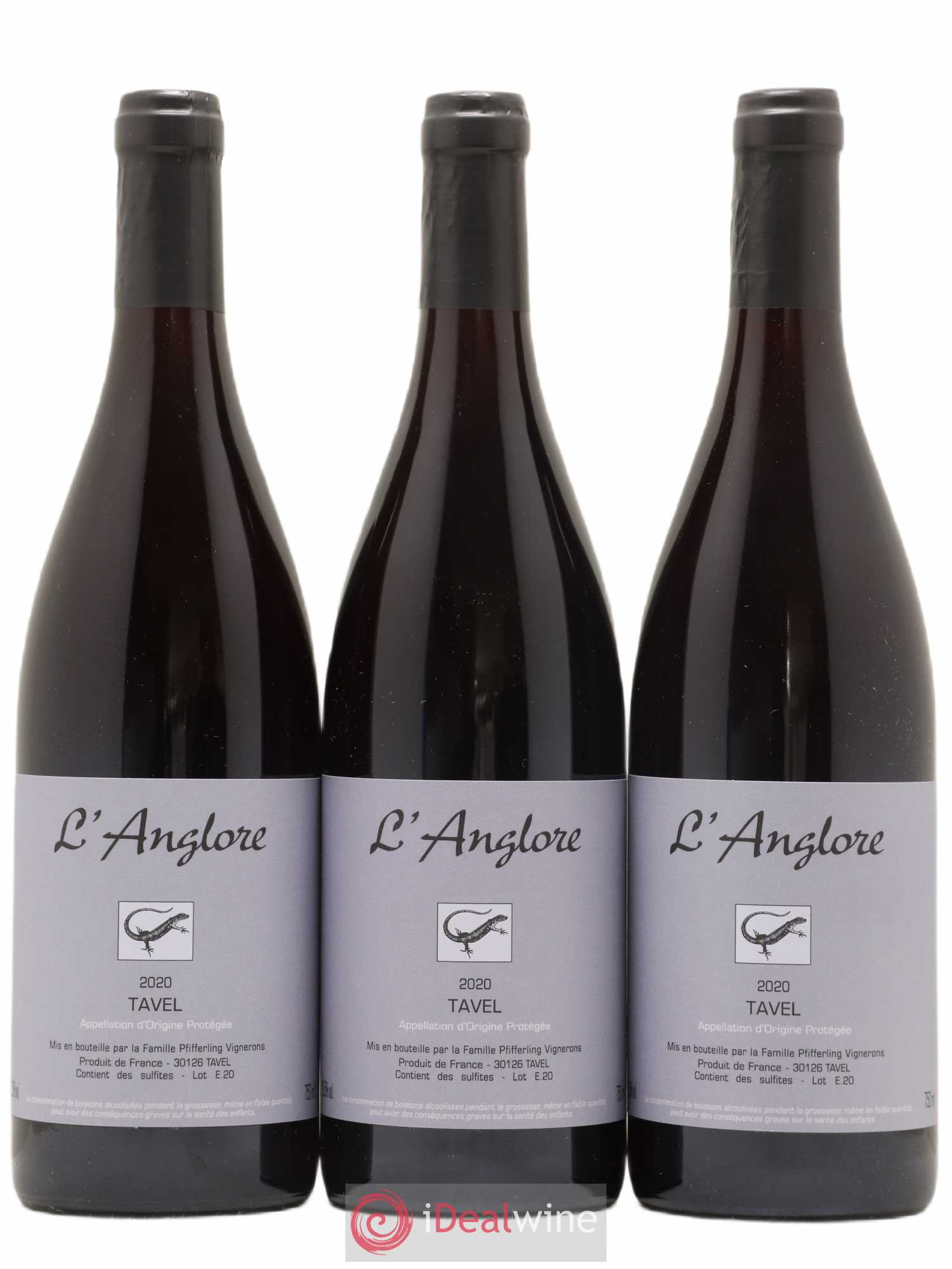 Tavel L'Anglore 2020 - Posten von 6 Flaschen - 2
