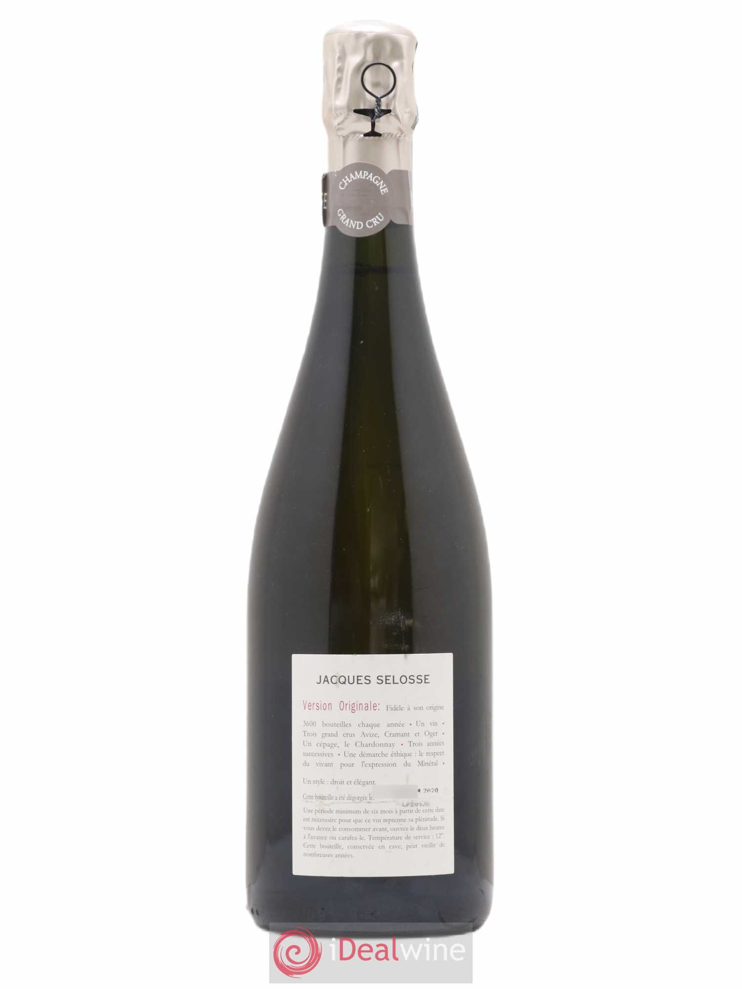 Version Originale Jacques Selosse - Lot de 1 bouteille - 1