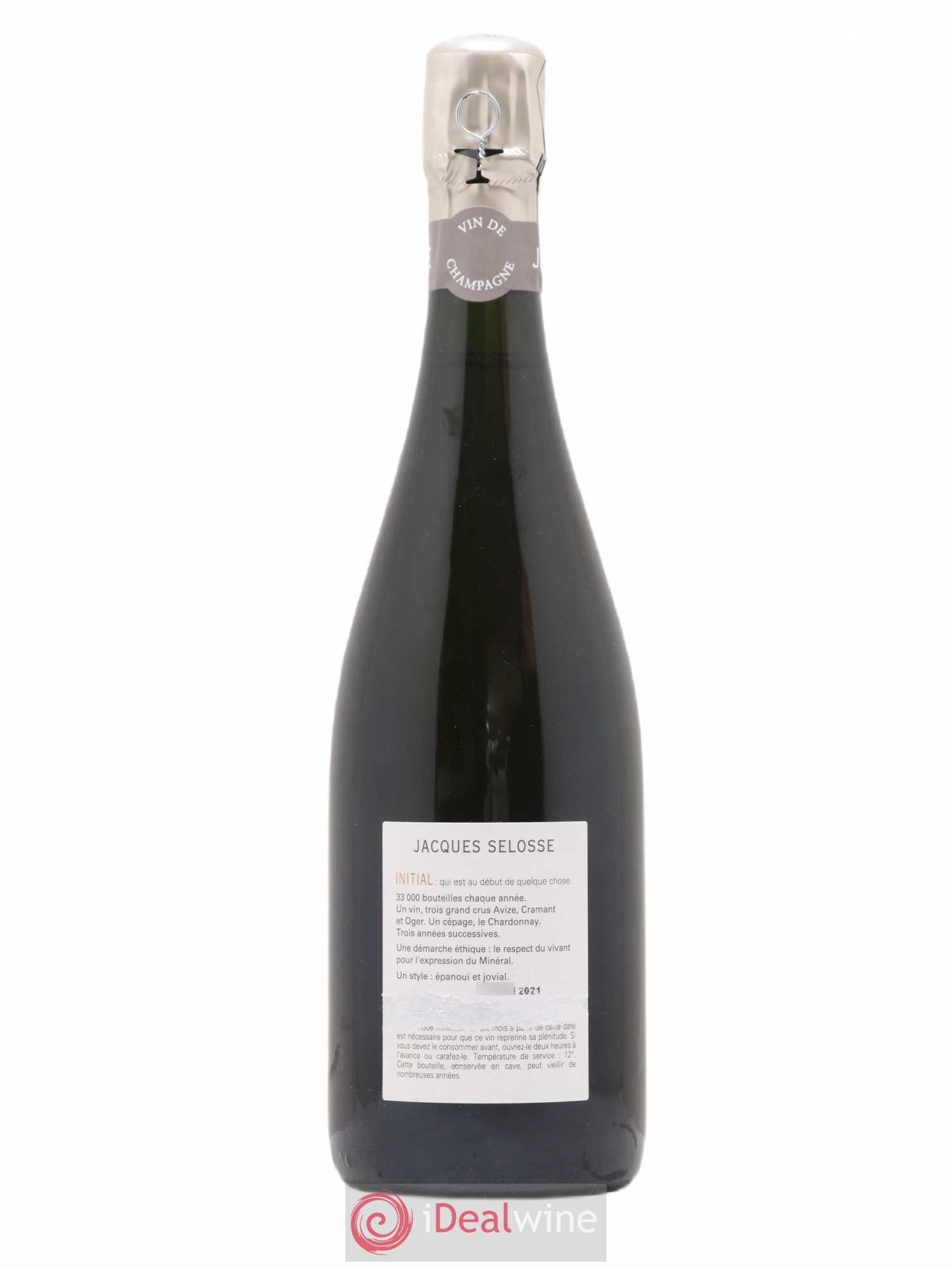 Initial Brut Jacques Selosse - Lot de 1 bouteille - 1