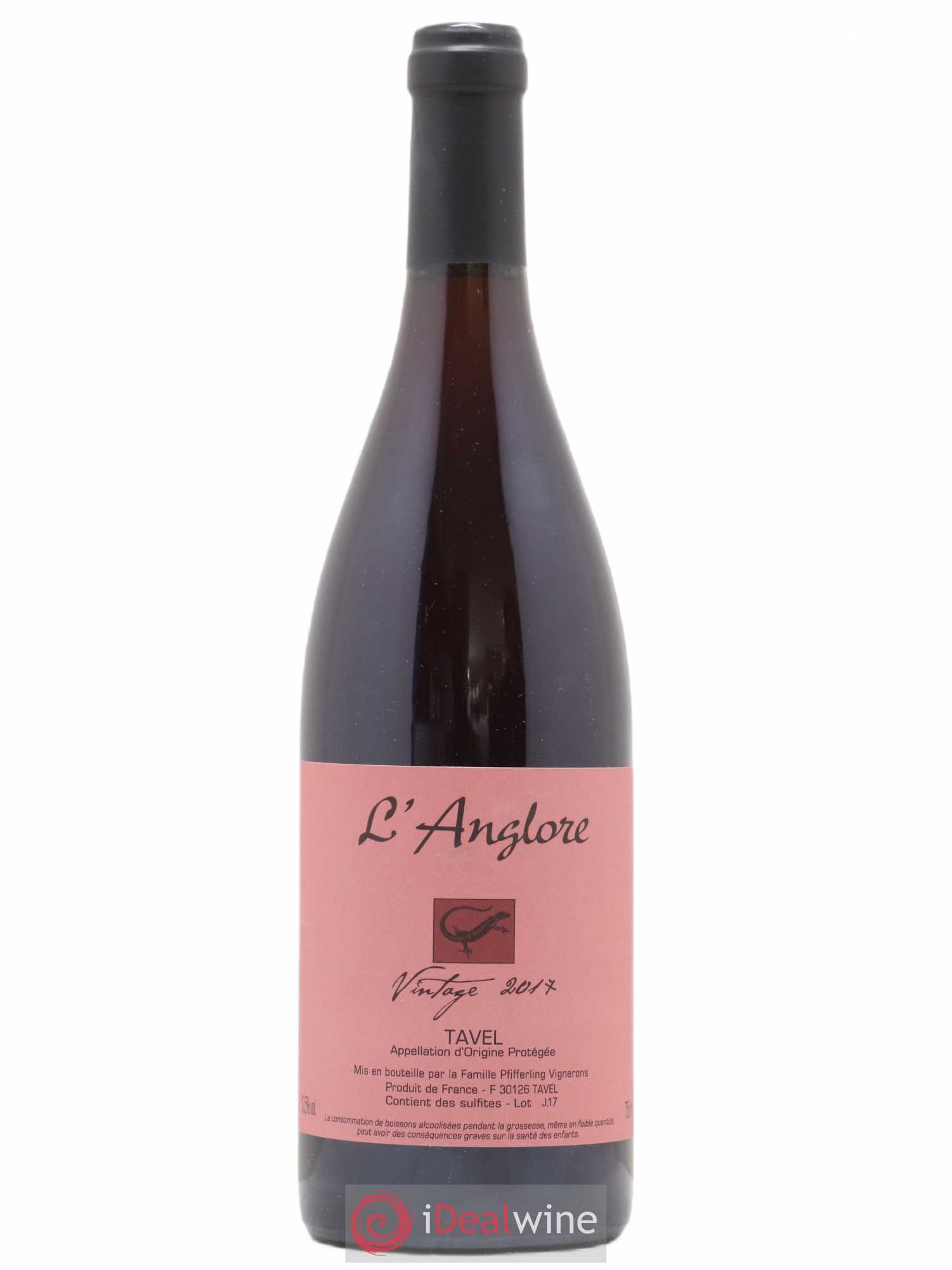 Tavel Vintage L'Anglore 2017 - Lot de 1 bouteille - 0