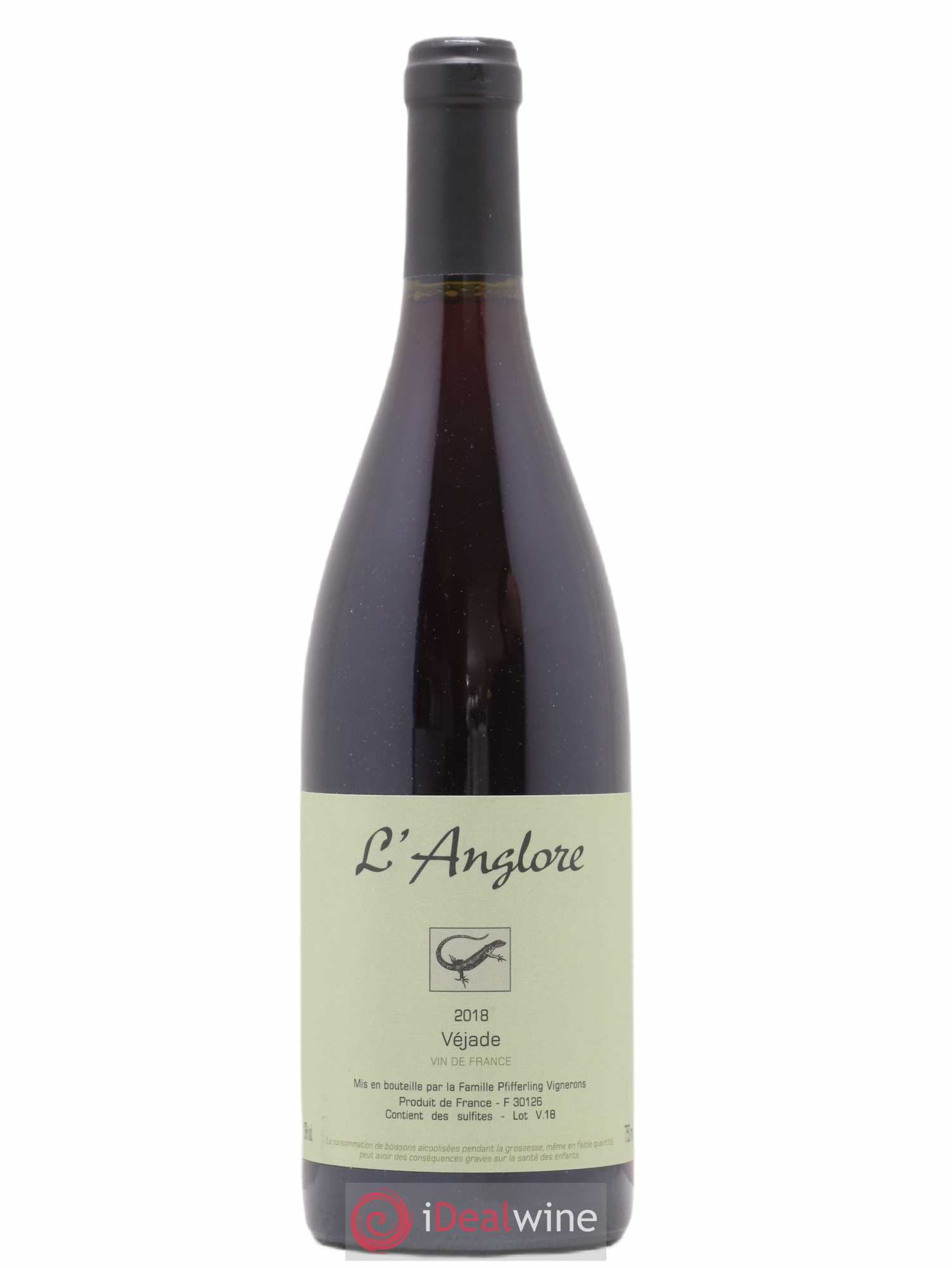 Vin de France Véjade L'Anglore 2018 - Lot de 1 bouteille - 0