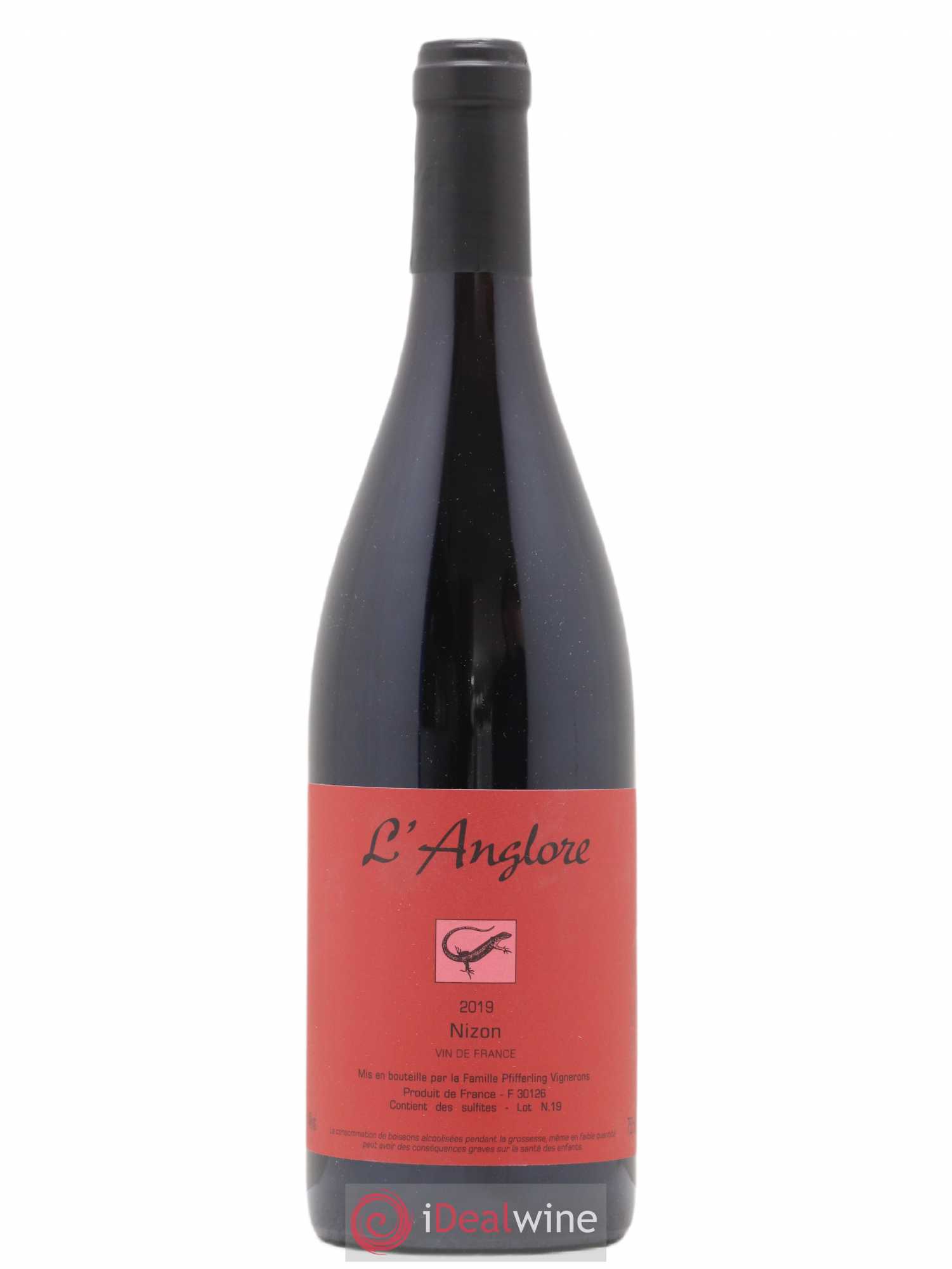 Vin de France Nizon L'Anglore 2019 - Lot de 1 bouteille - 0