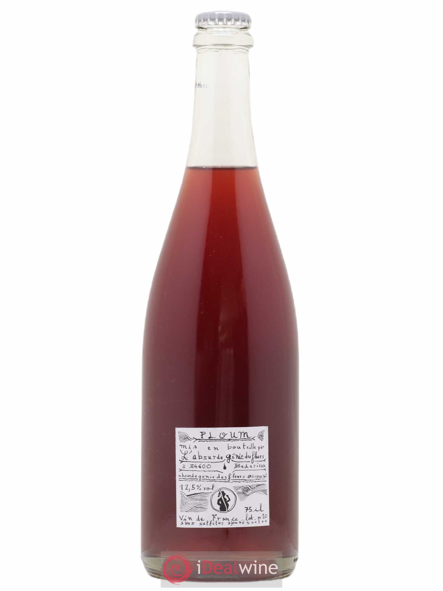 Vin de France Ploum L'absurde Génie des Fleurs 2020 - Posten von 1 Flasche - 1