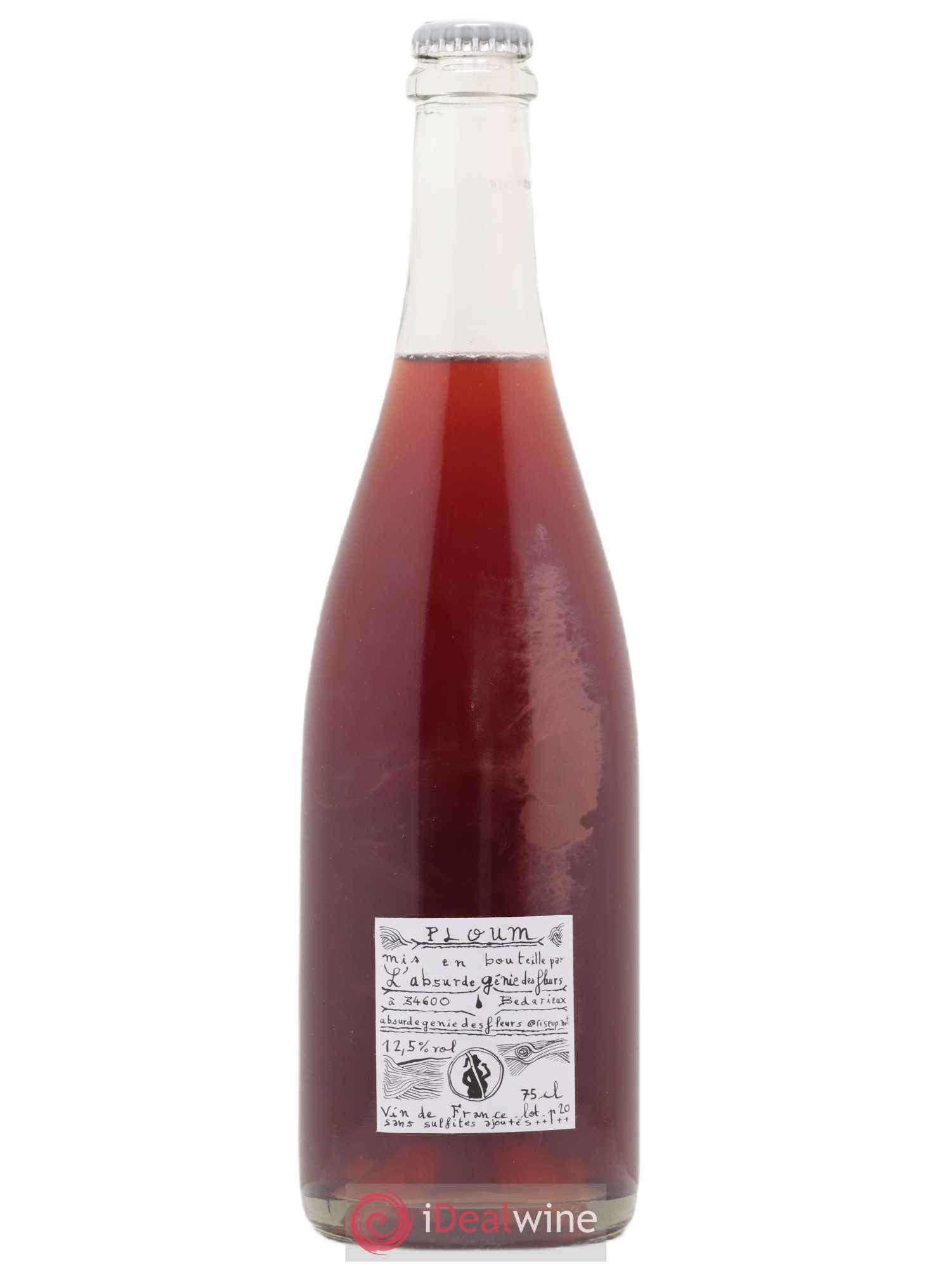 Vin de France Ploum L'absurde Génie des Fleurs 2020 - Lot of 1 bottle - 1