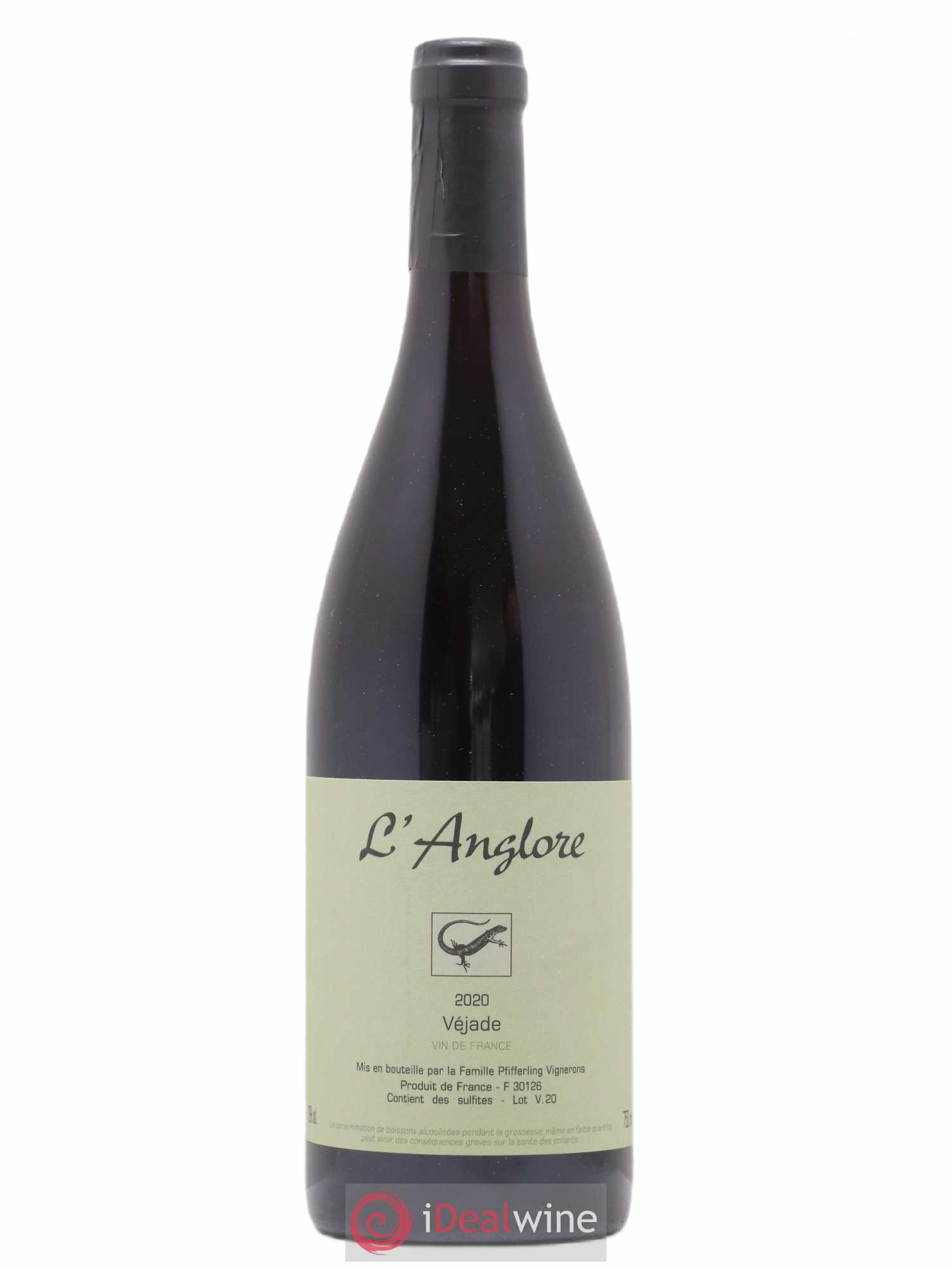 Vin de France Véjade L'Anglore 2020 - Lot de 1 bouteille - 0